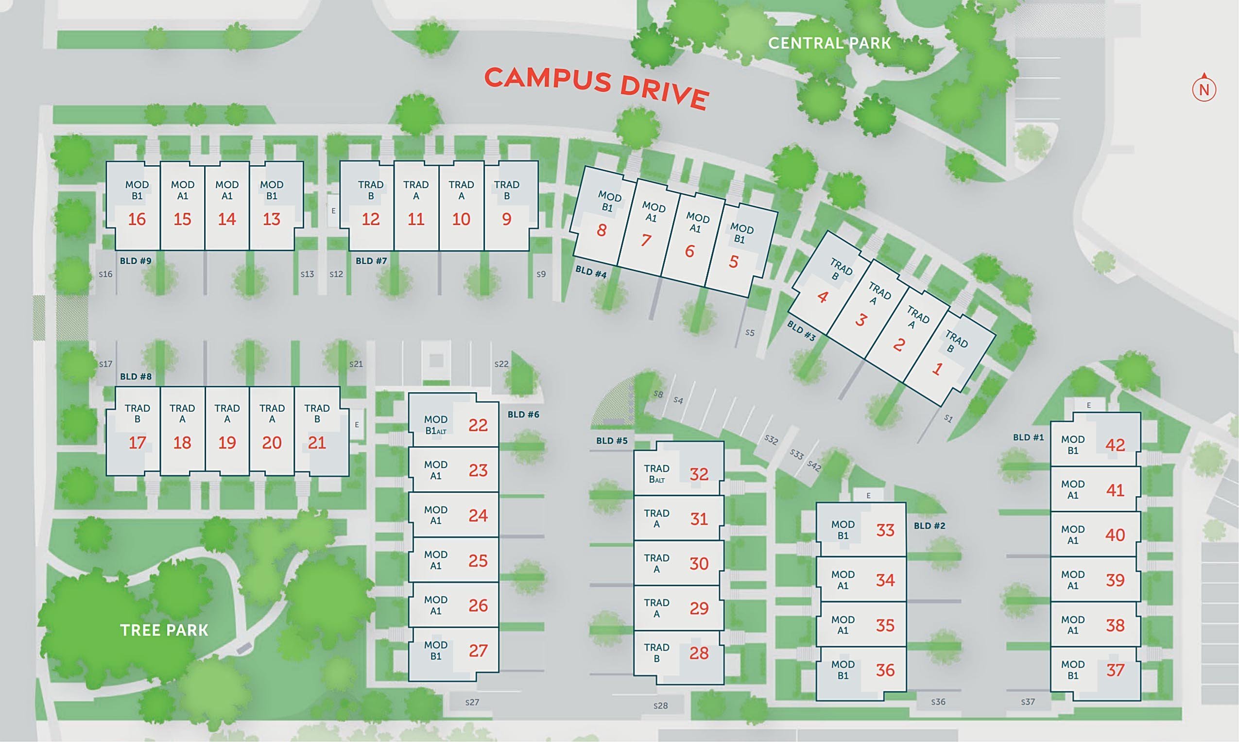Acadia at Garrison Campus location map 1