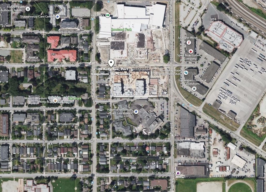 Montrose Square location map 2