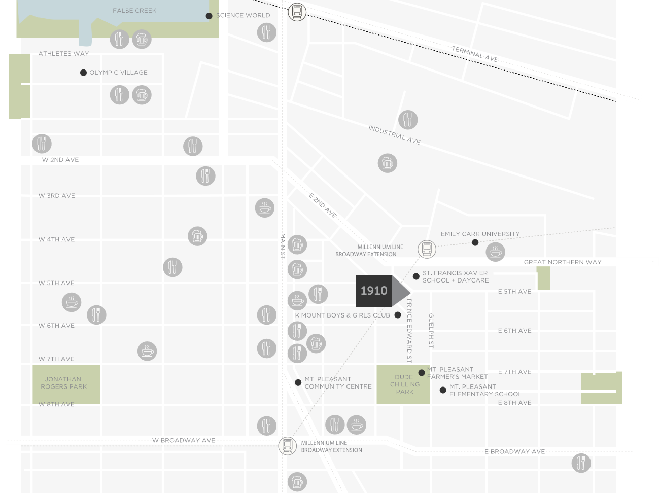 Block 1910 location map 1