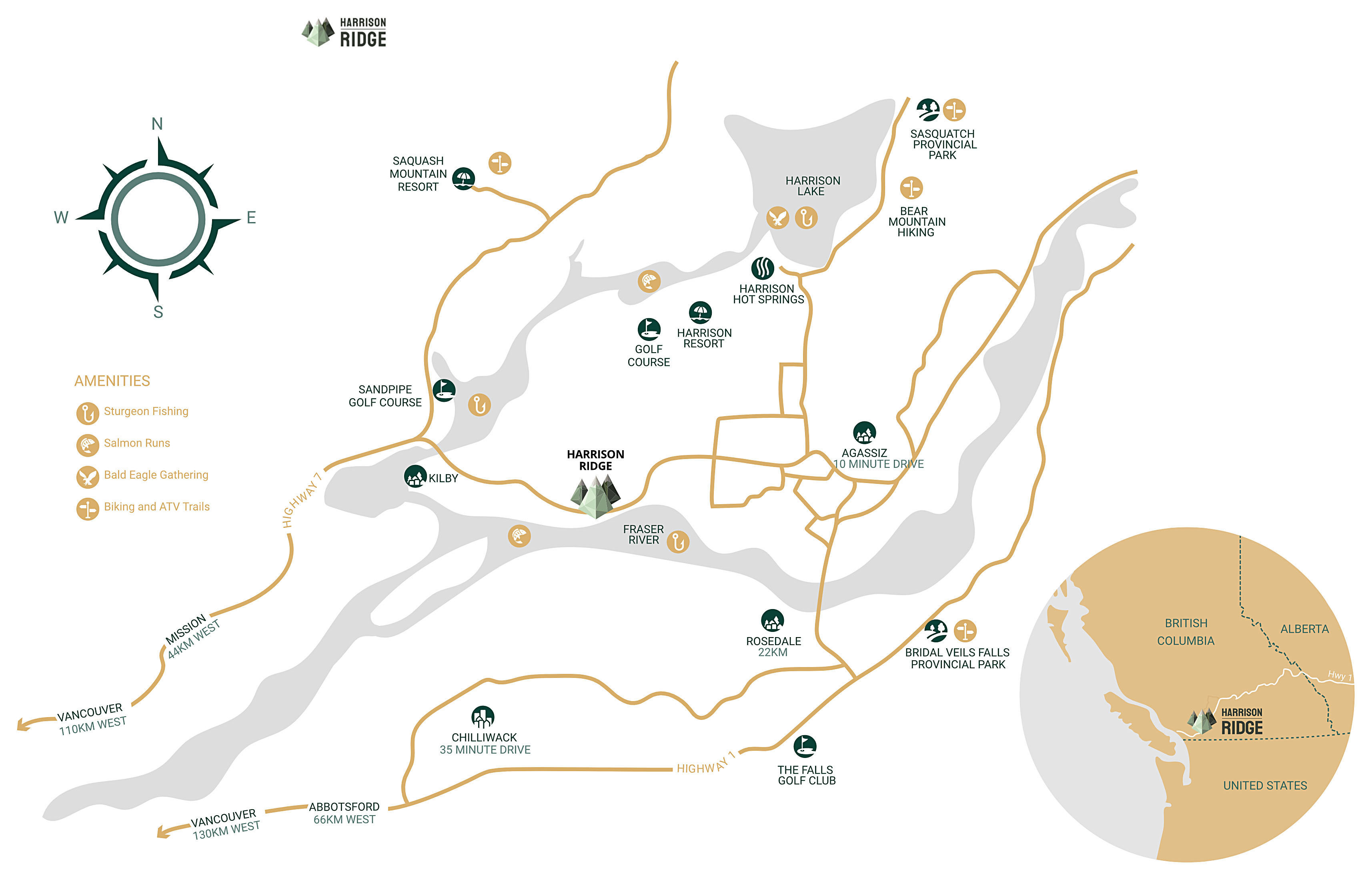 Harrison Ridge Townhomes location map 2