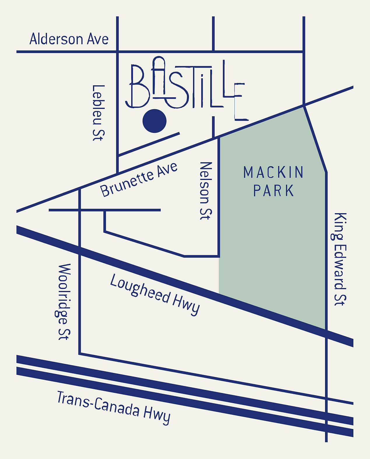 Bastille location map 1