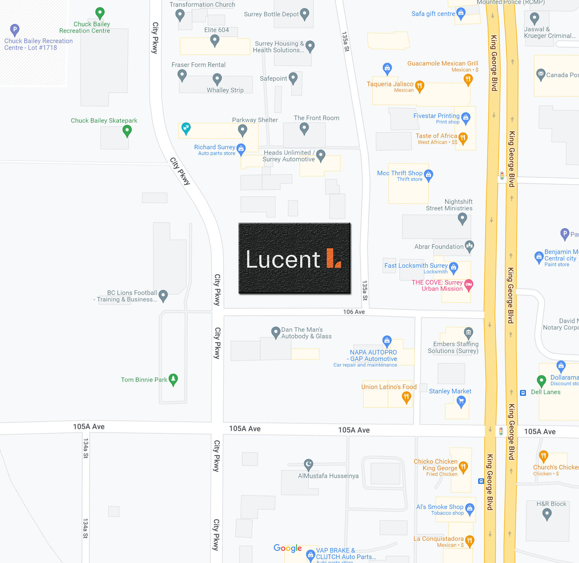 Lucent location map 2