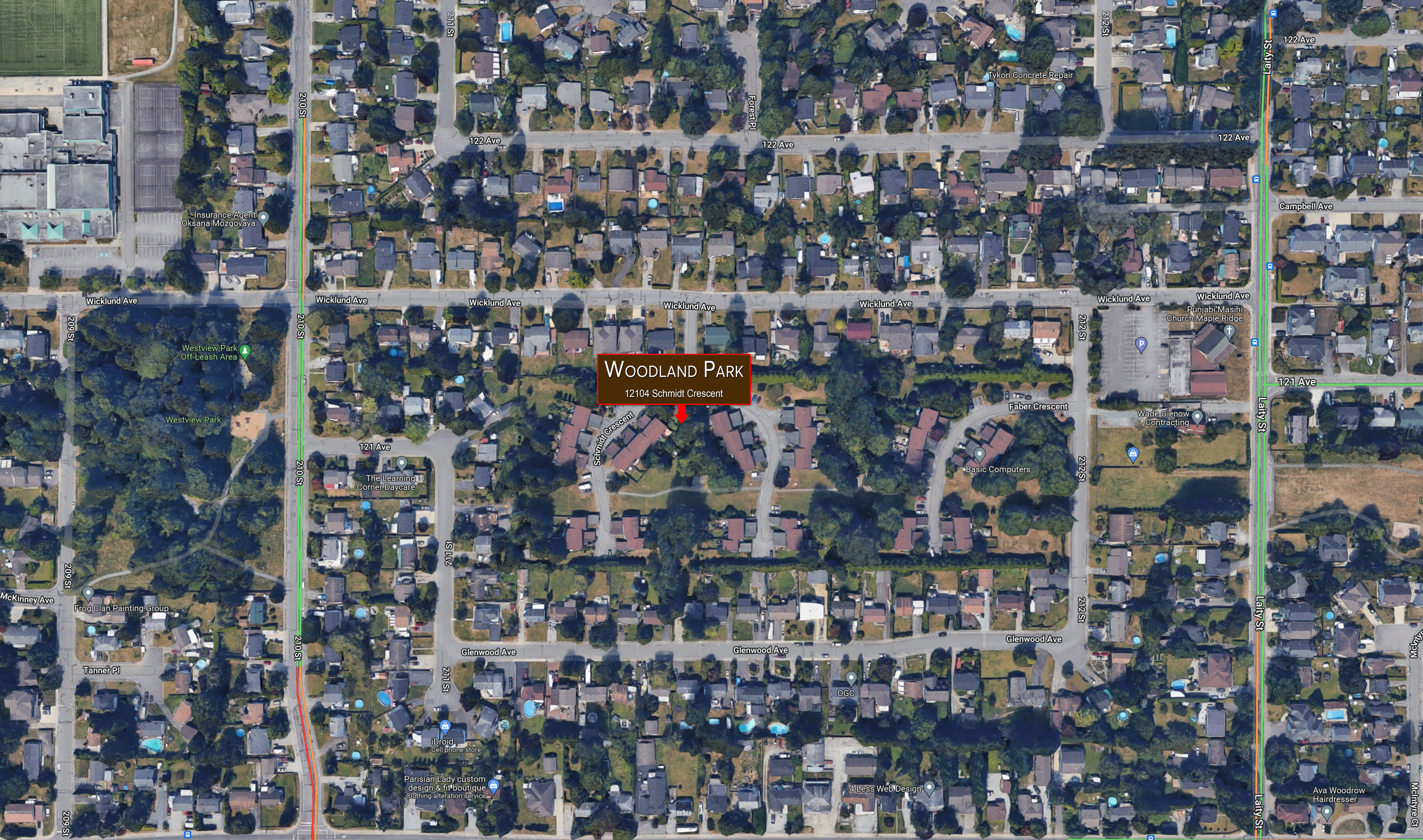 Woodland Park location map 2