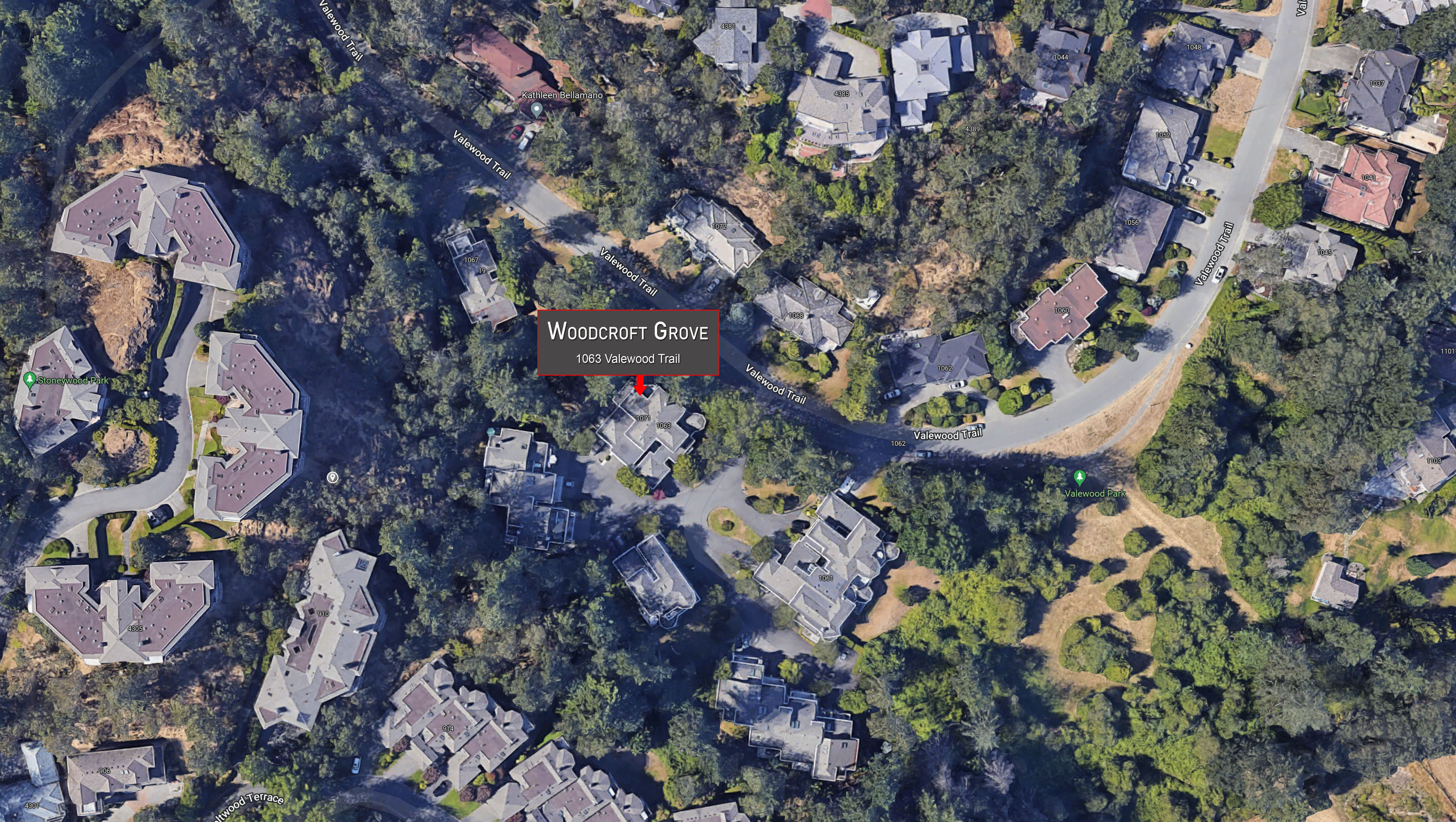 Woodcroft Grove location map 2