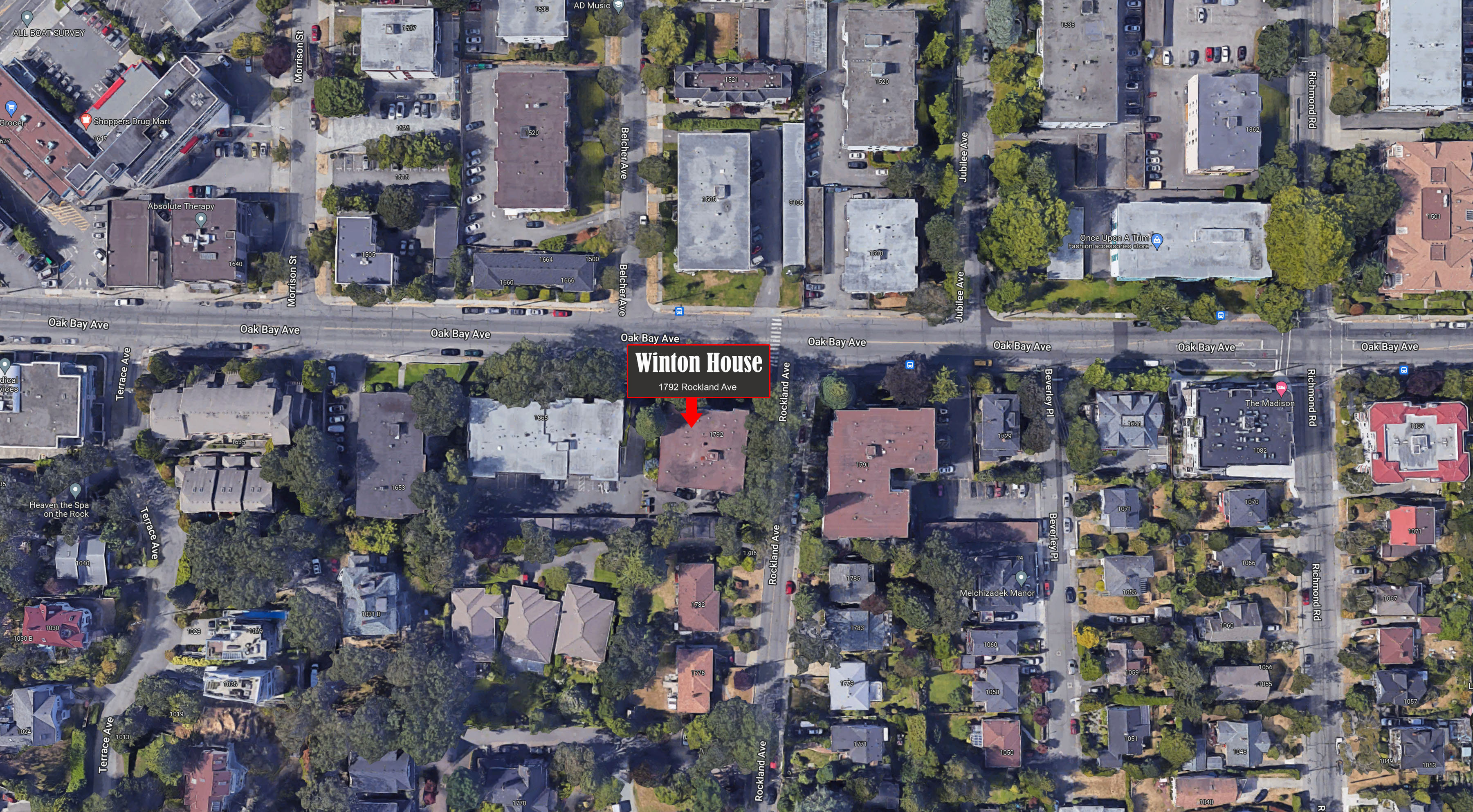 Winton House location map 2