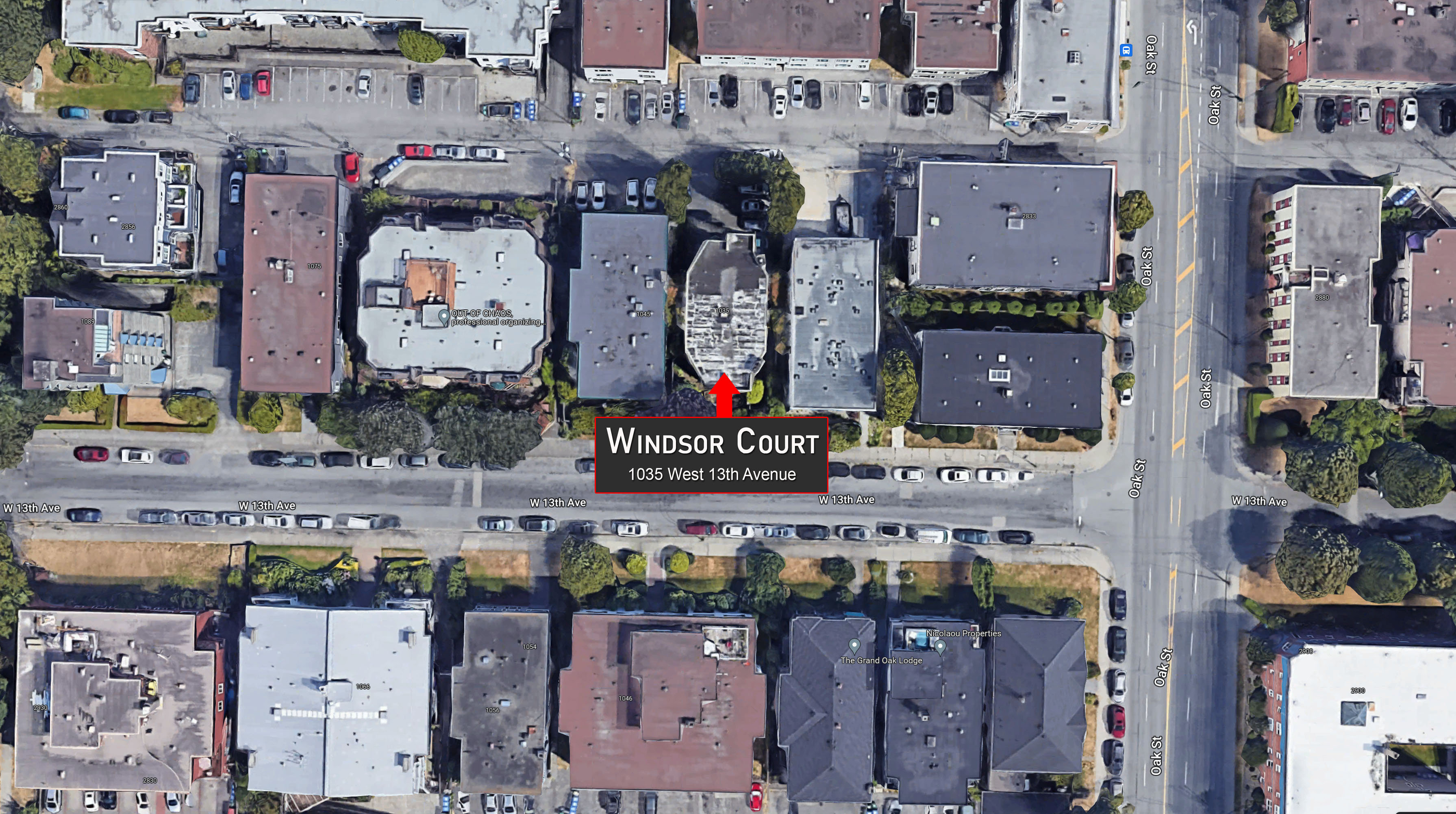 Windsor Court location map 1
