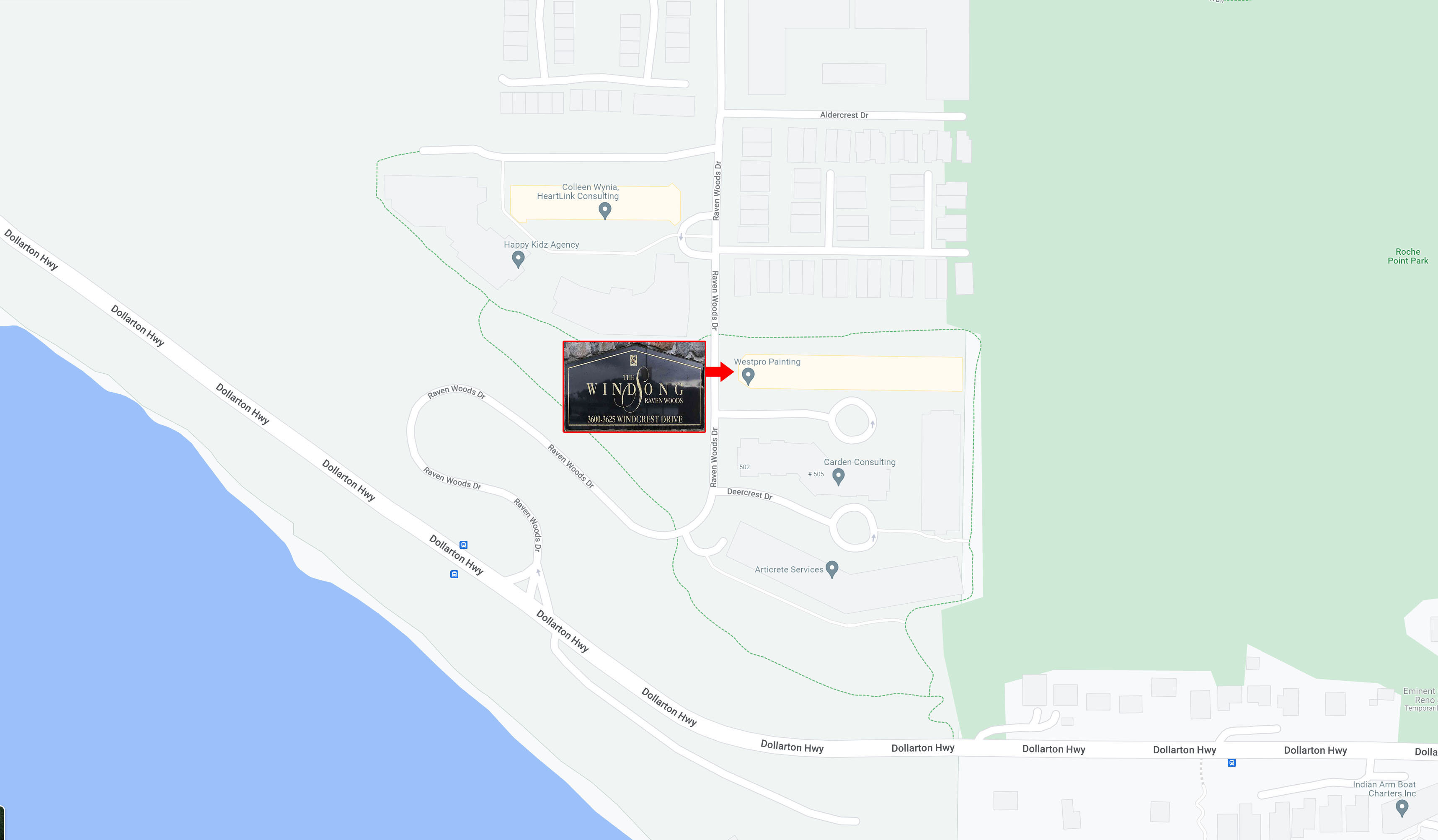 Windsong location map 2