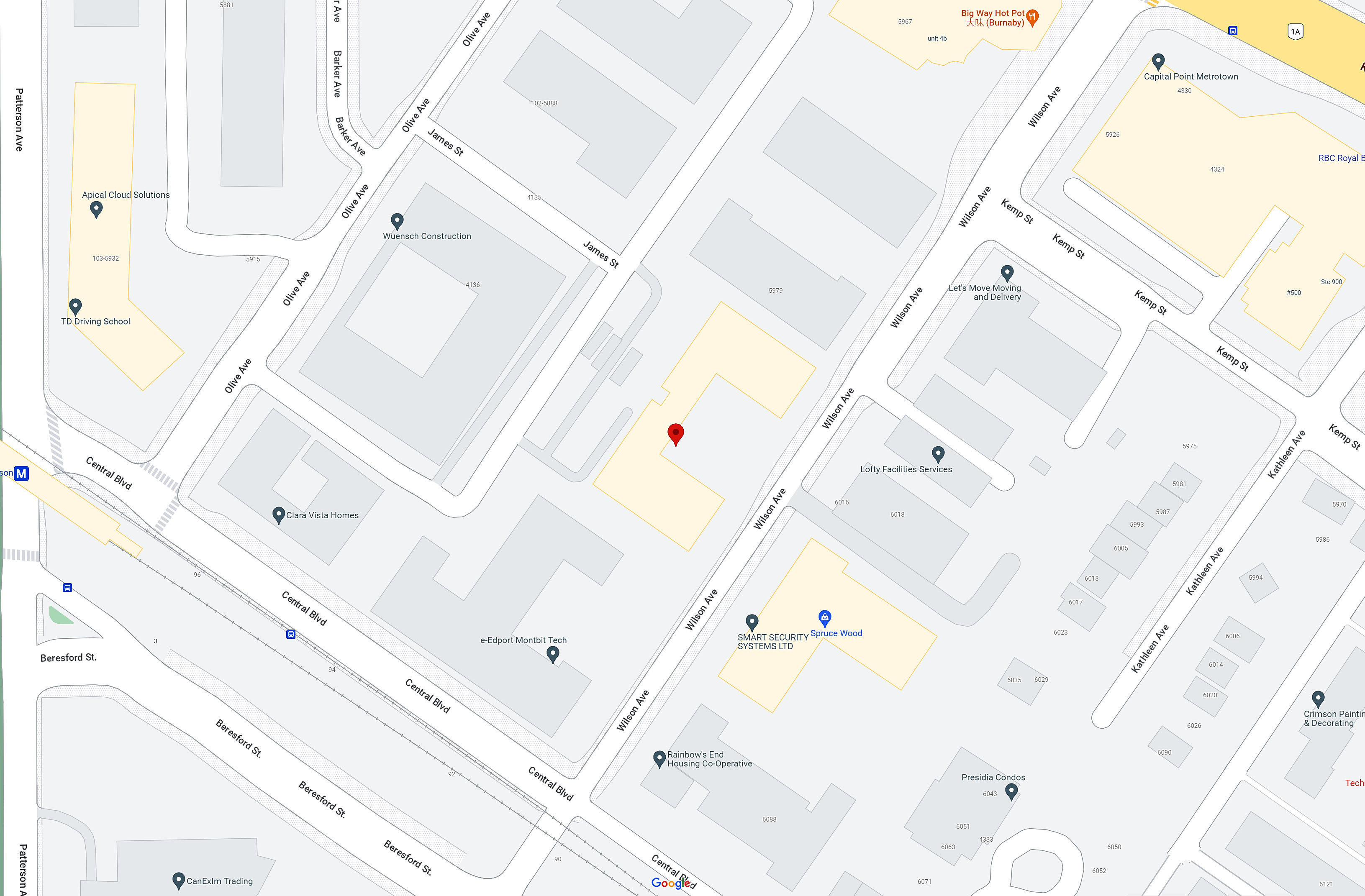Solhouse 6035 by Bosa location map 1