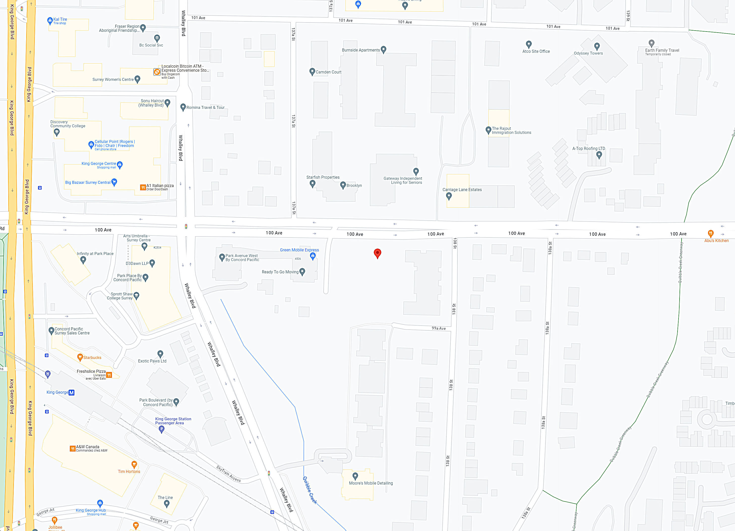 Park George 2 location map 1