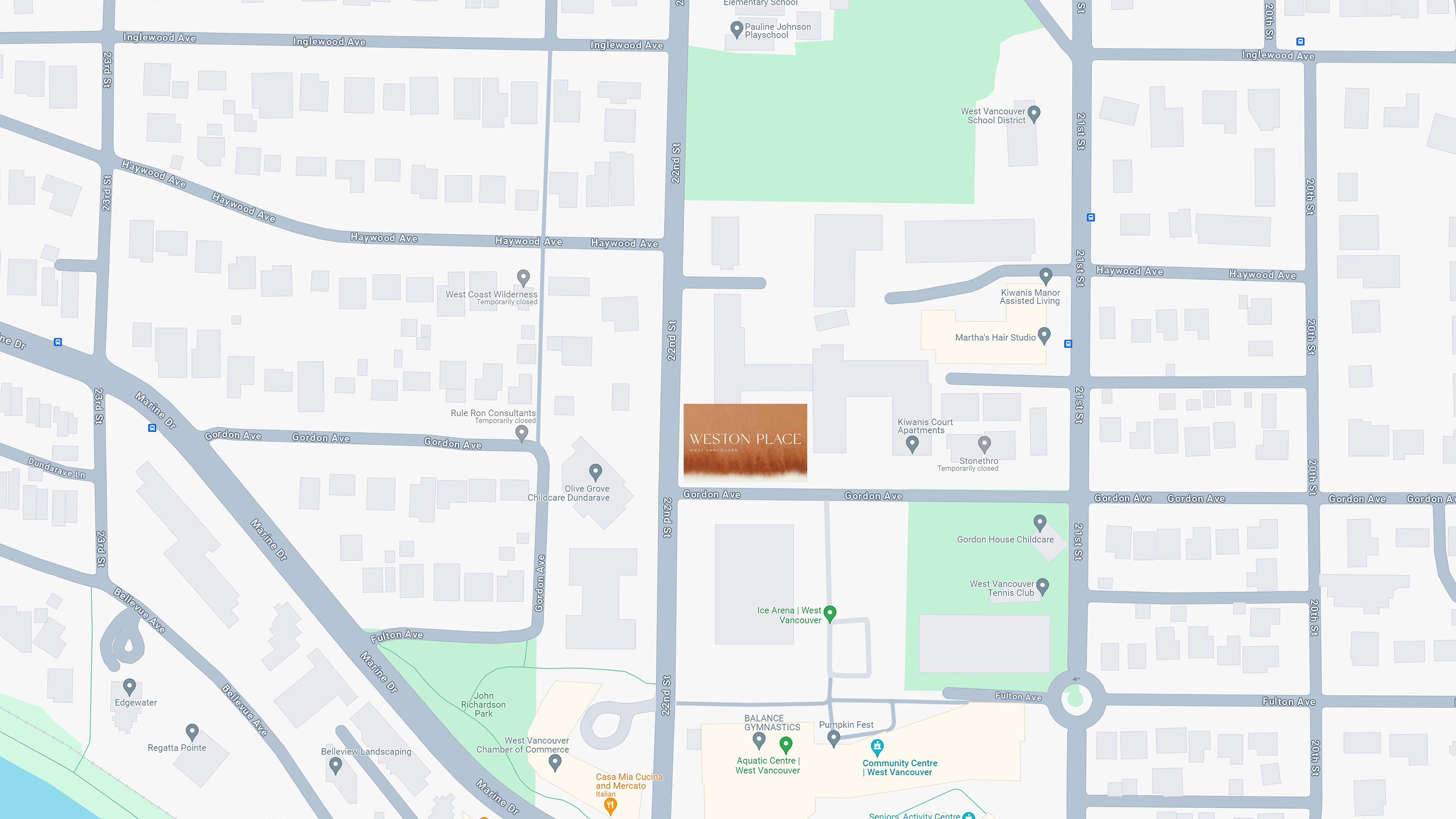 Weston Place by Darwin & Citymark location map 4