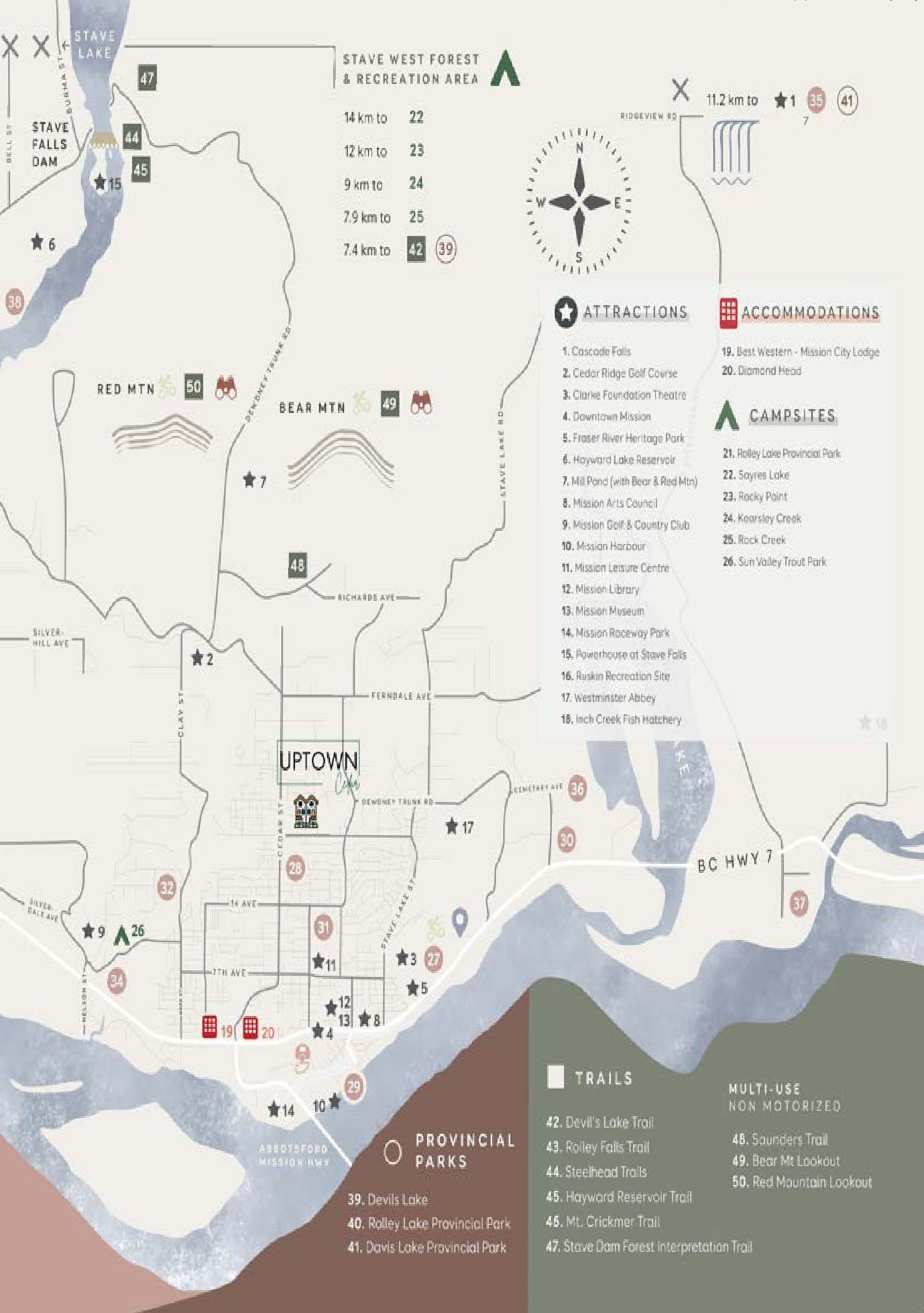 Uptown Cedar location map 1