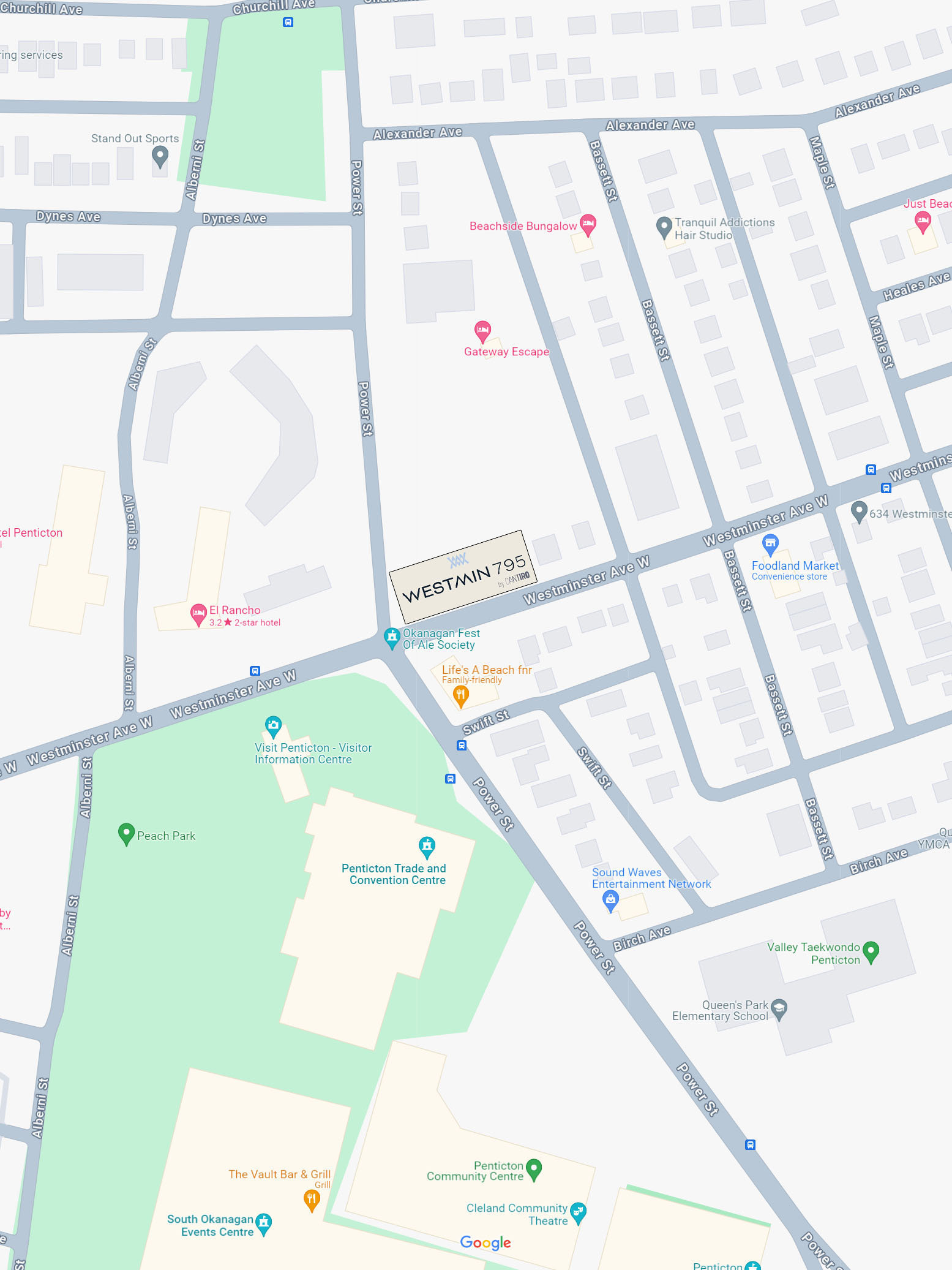 Westmin 795 location map 3
