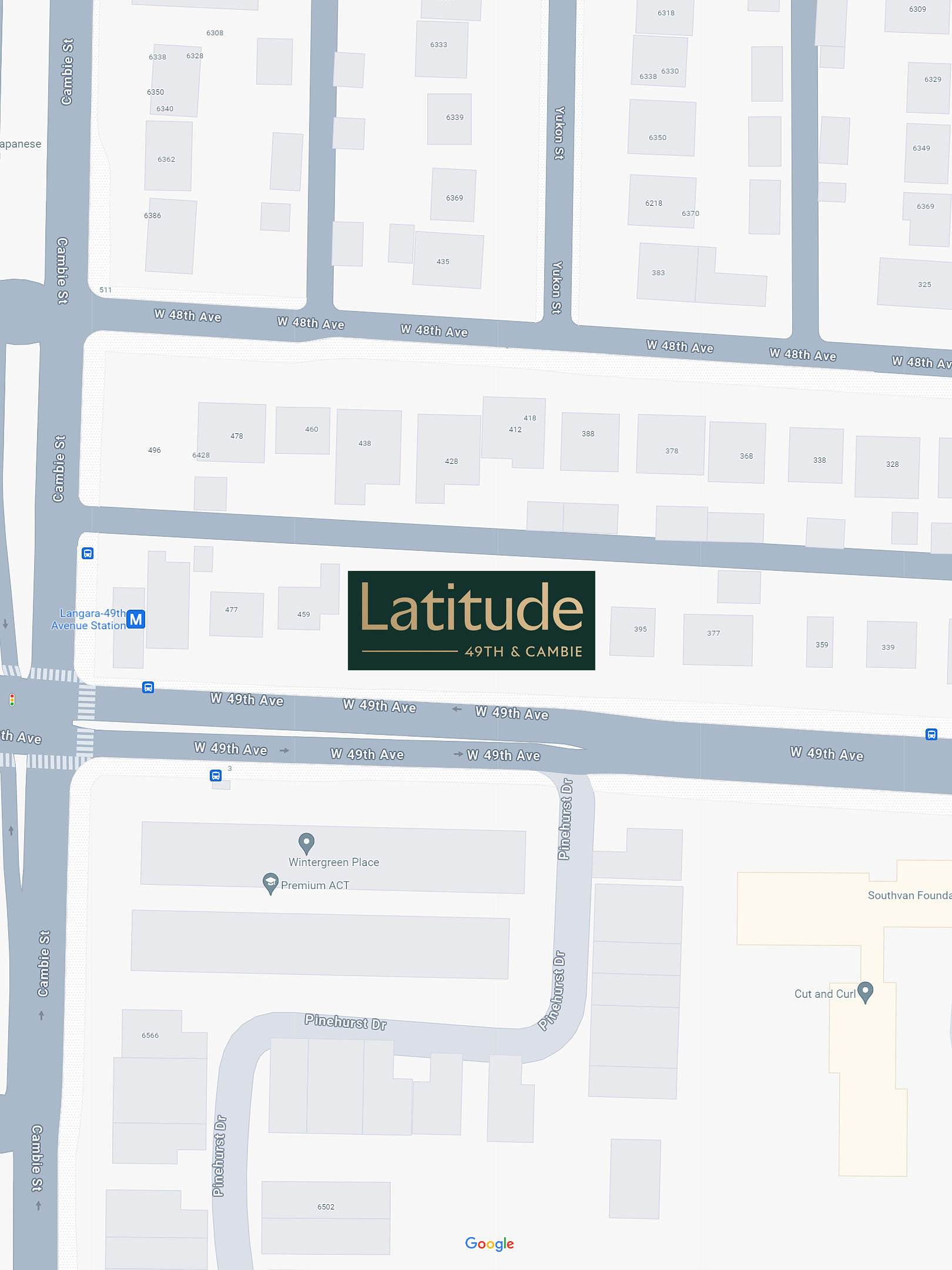 Latitude by Transca location map 1