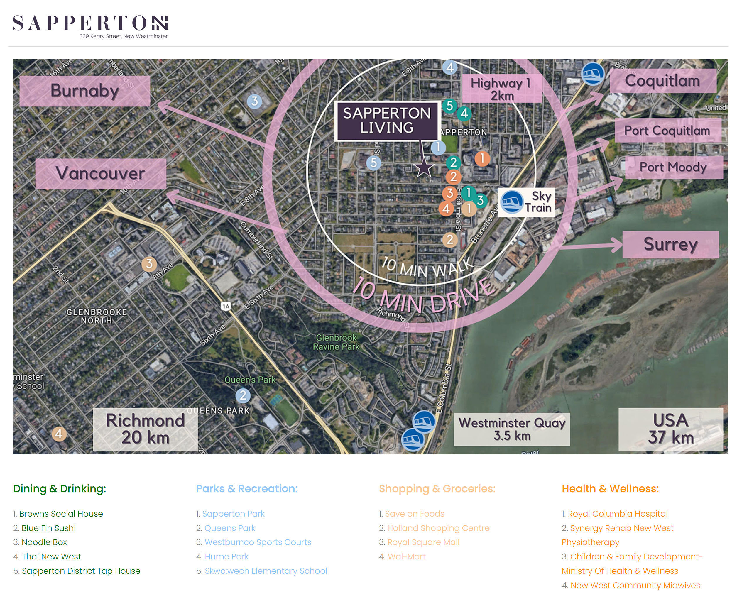 Sapperton location map 1