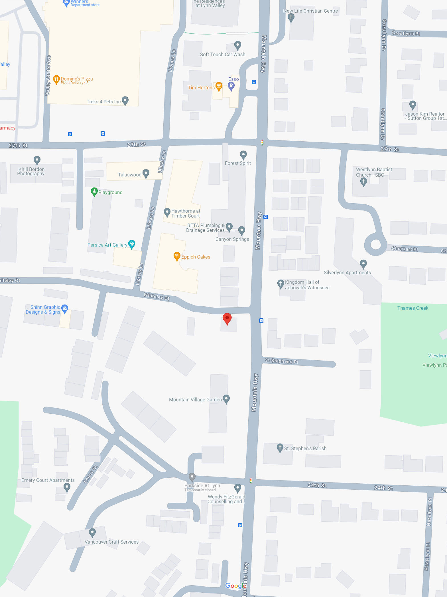 Towns at Lynn location map 3