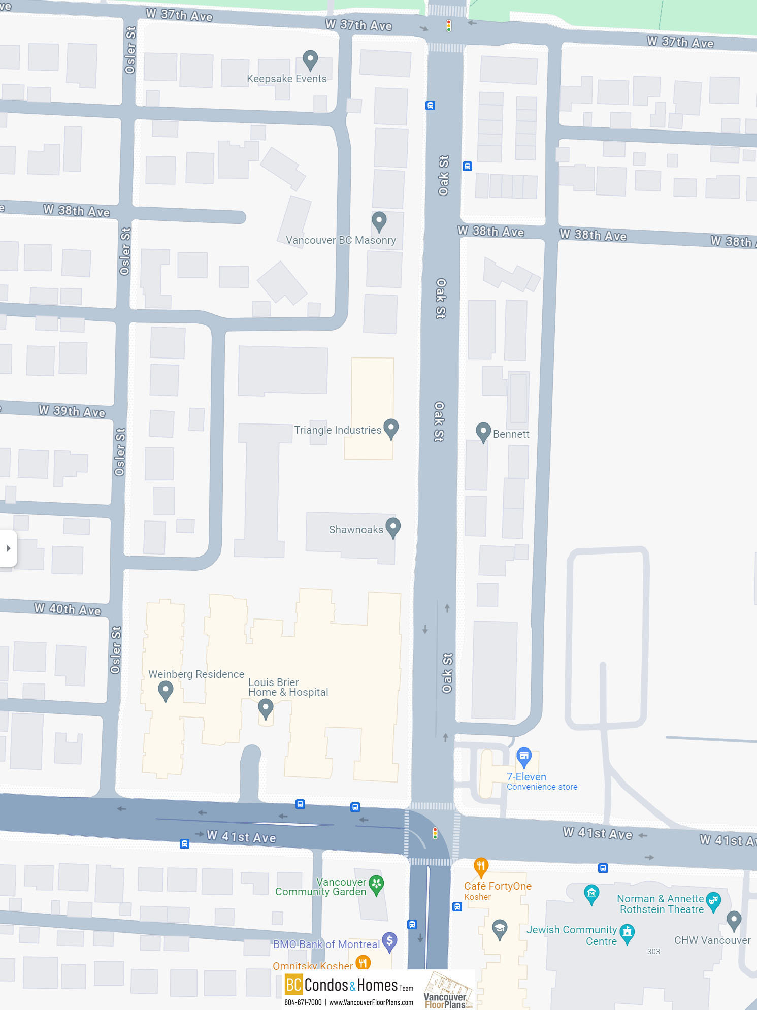 Willow Walk location map 2