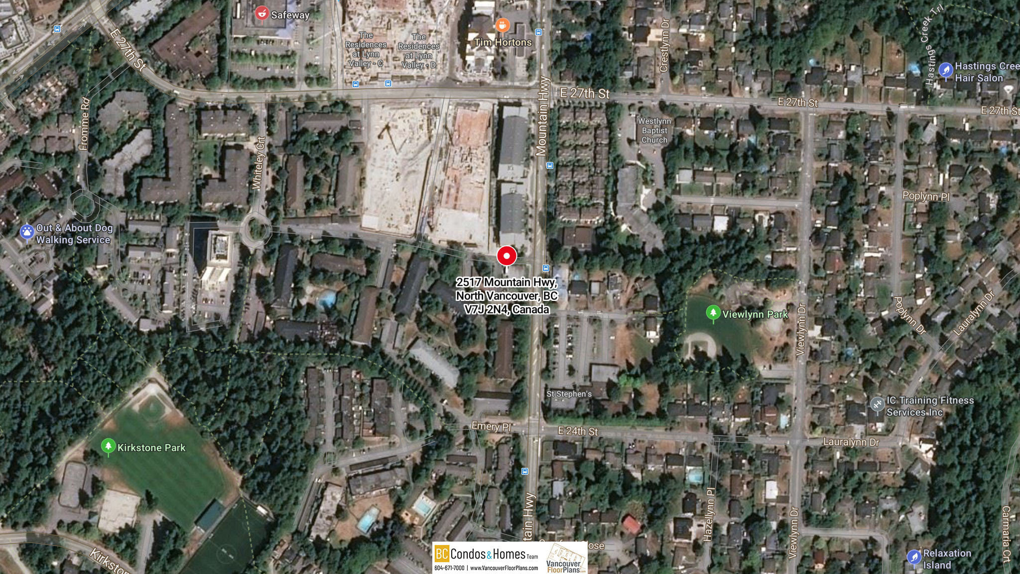 Parkside at Lynn by Mosaic location map 2