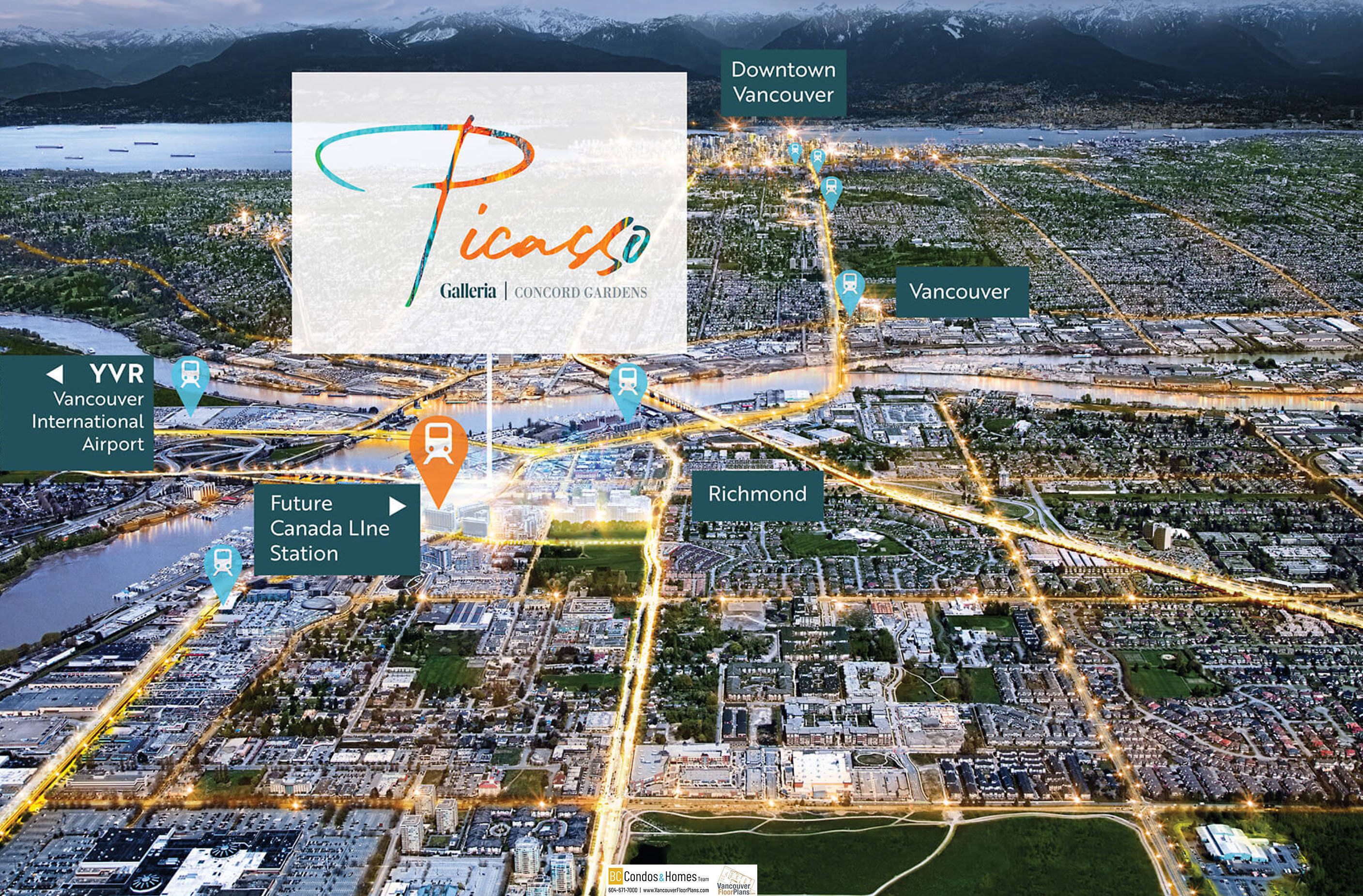 Galleria at Concord Gardens location map 2
