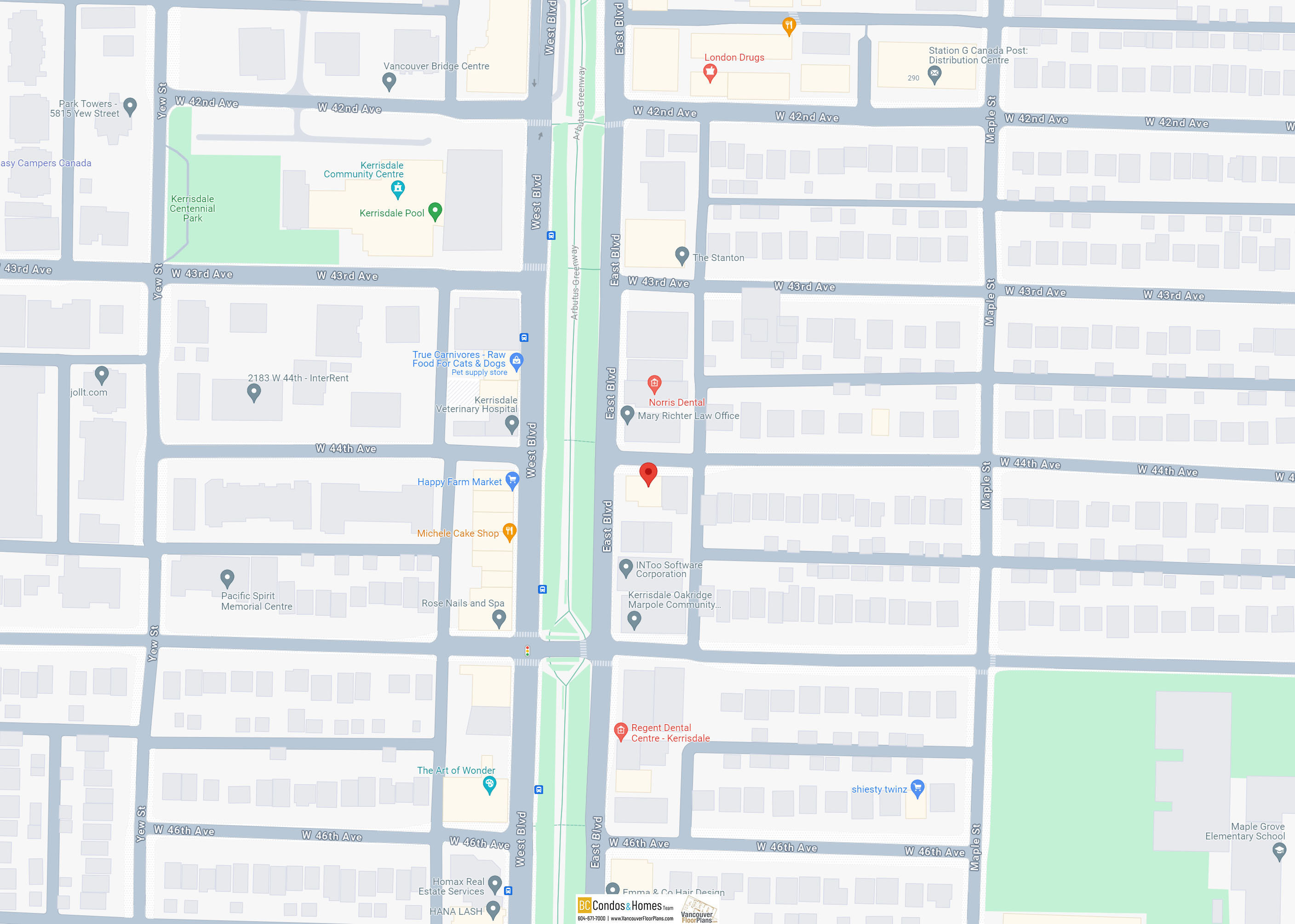 Carven location map 2