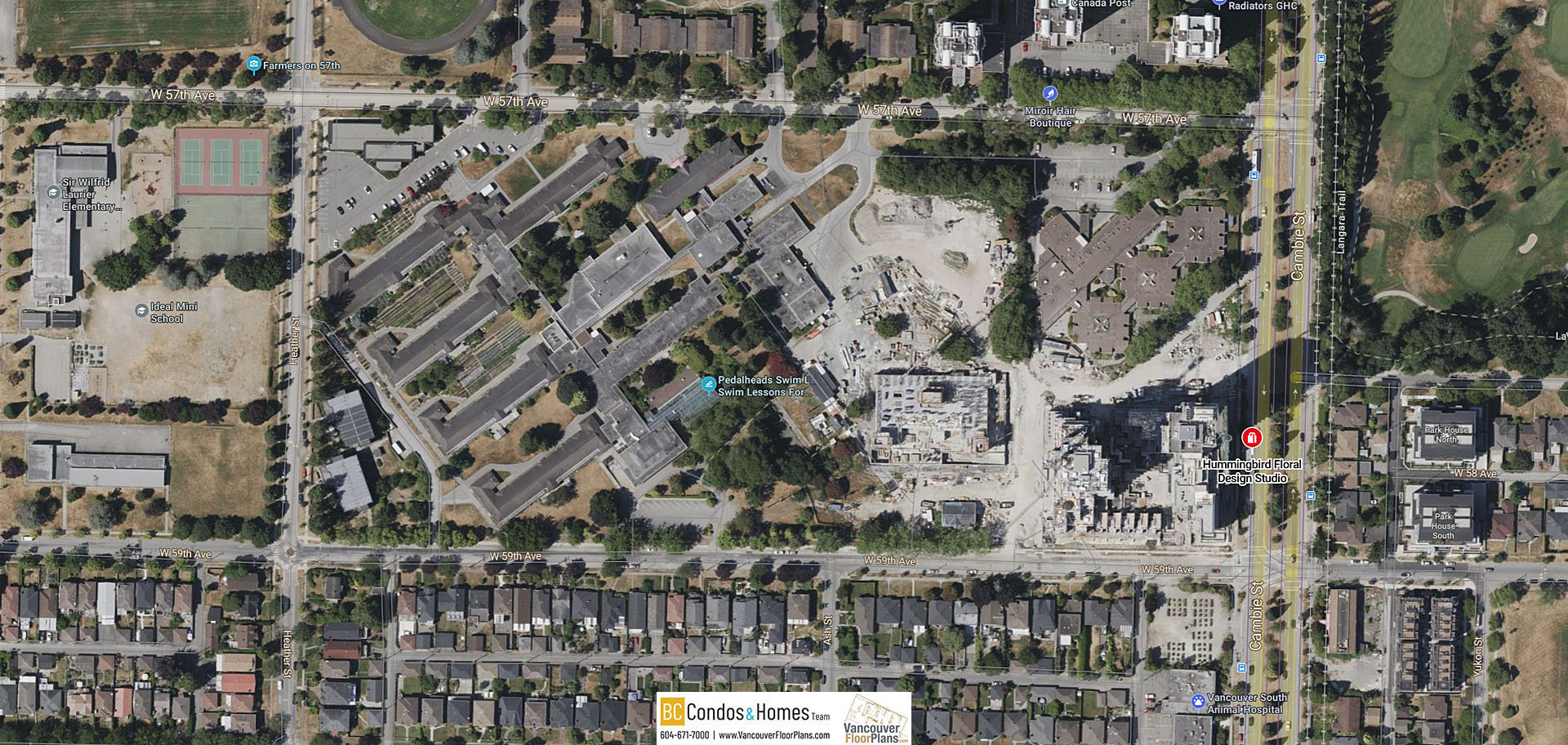 Cambie Gardens - Phase 1 (West Tower) location map 2