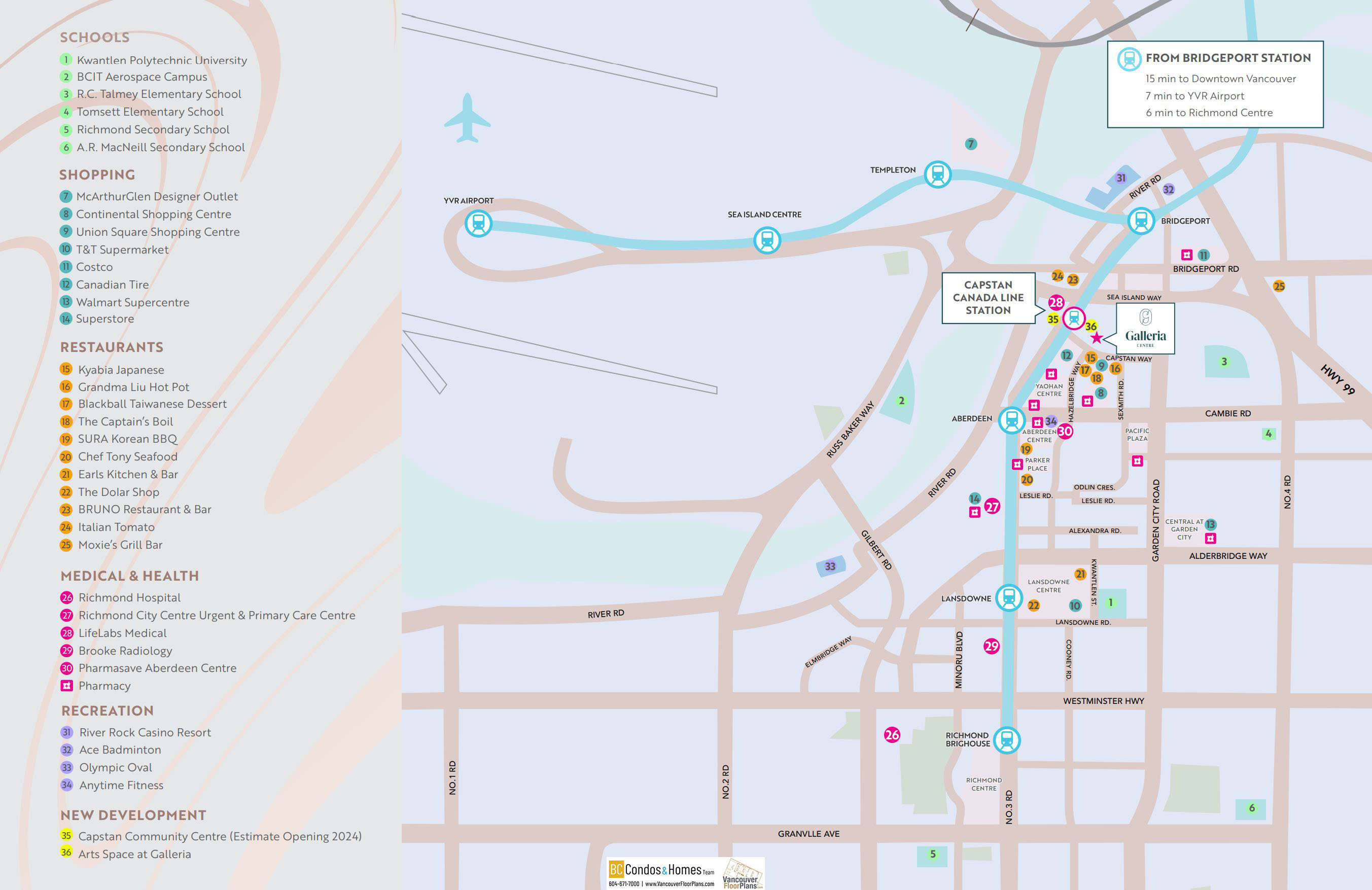 Picasso at Gallera by Concord Pacific location map 3