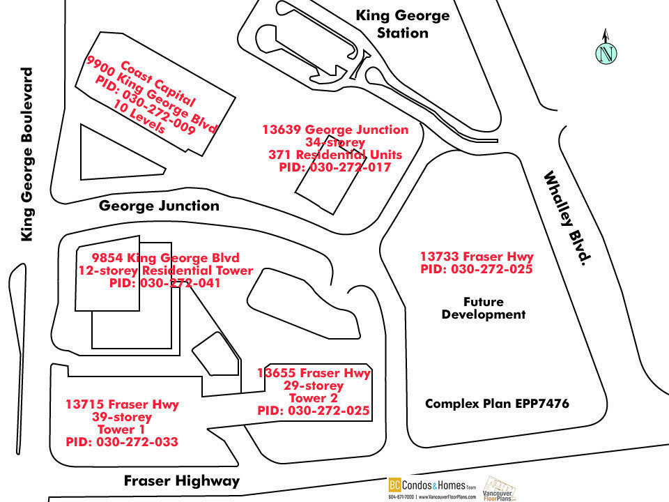 King George Hub One location map 2
