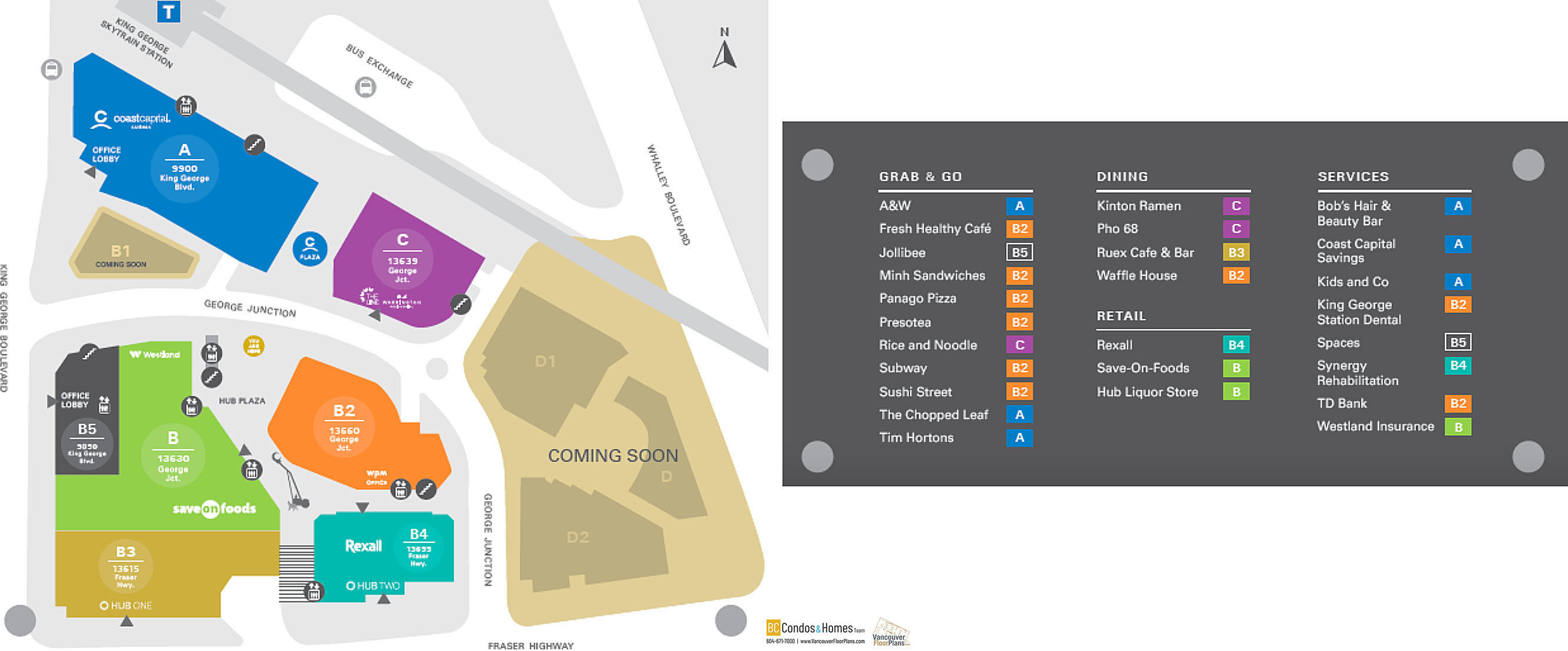 King George Hub One location map 4