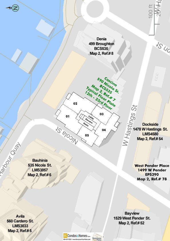 Cascina location map 1