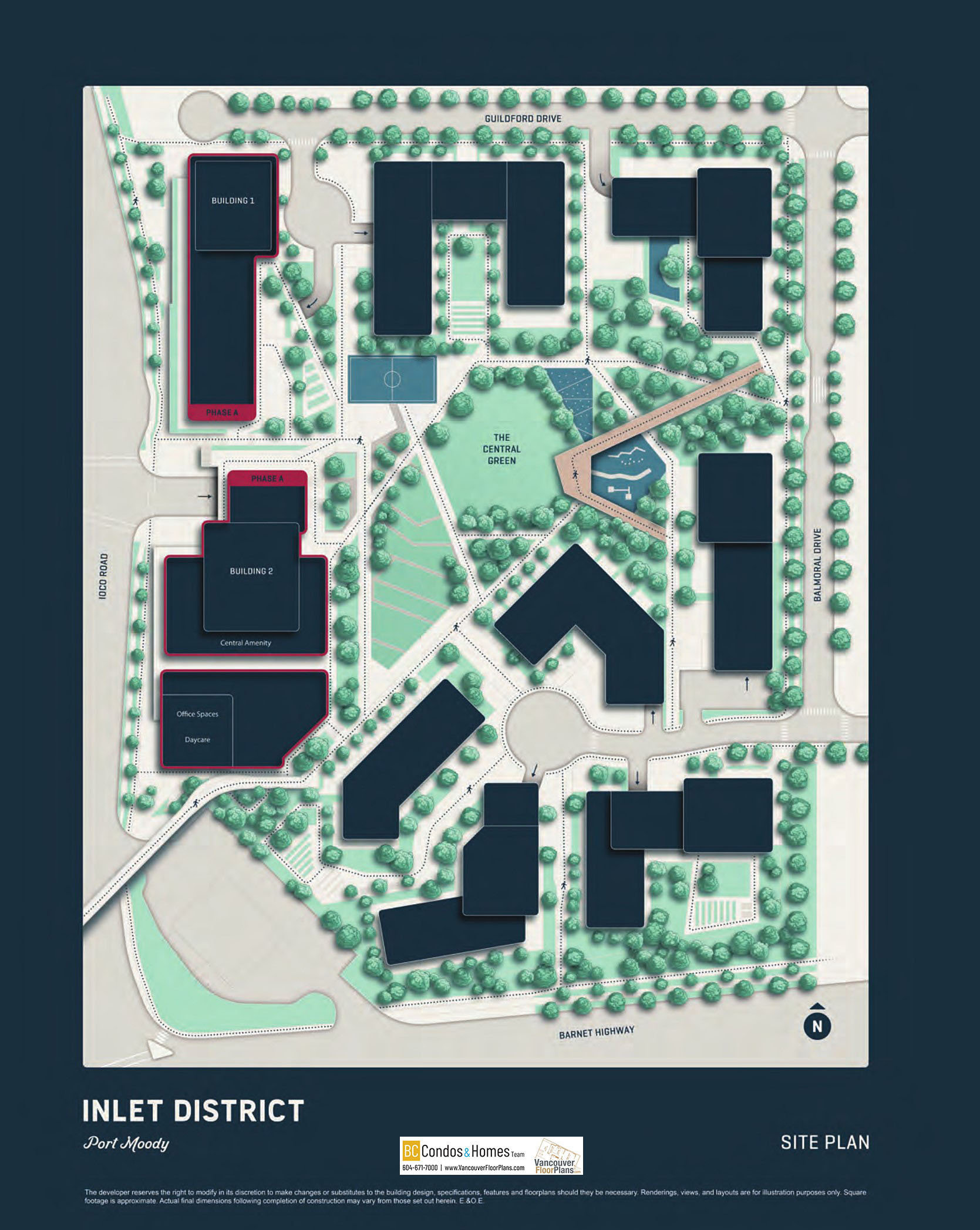 Inlet District by Wesgroup location map 1