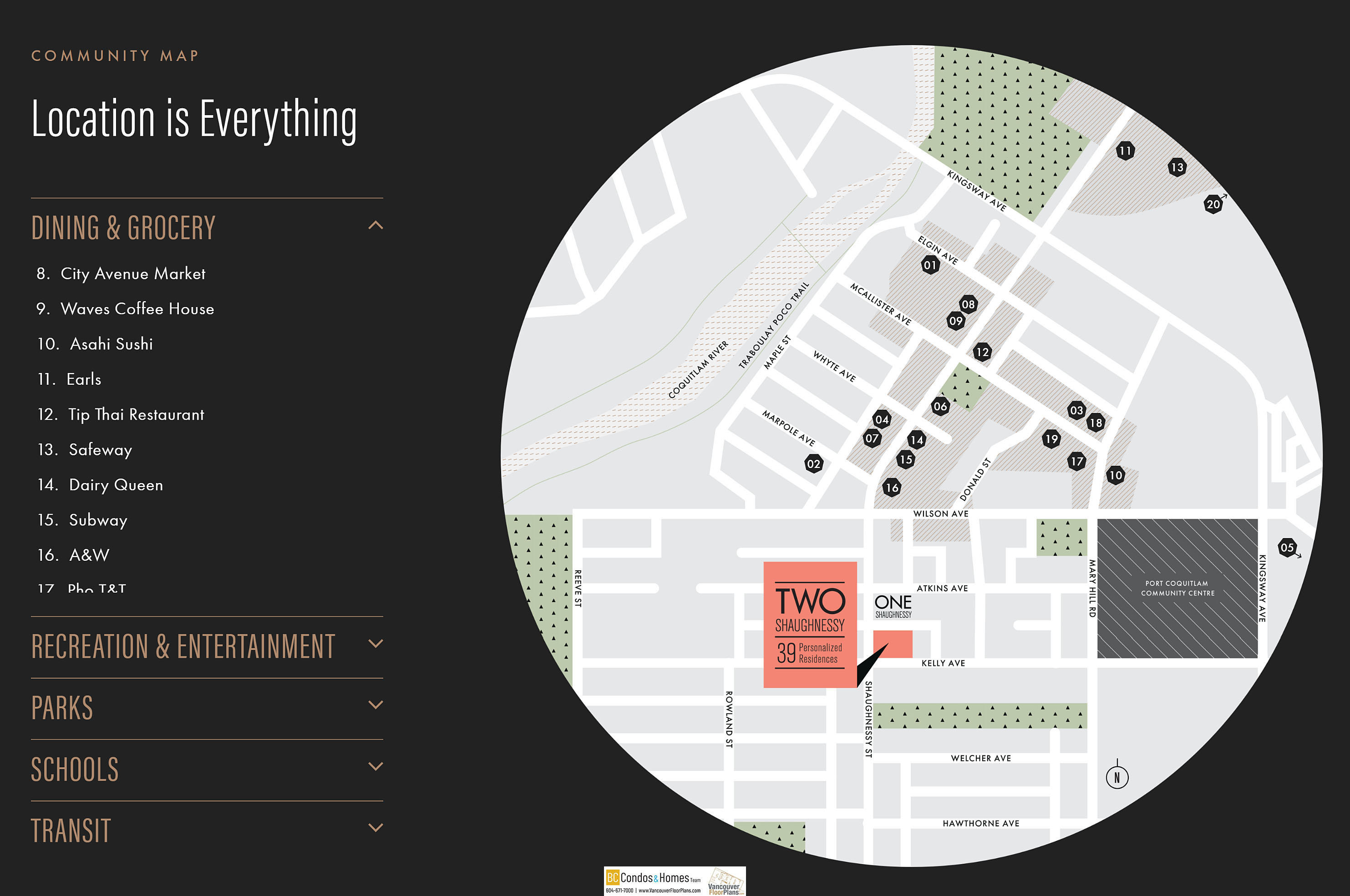 TWO Shaughnessy location map 1