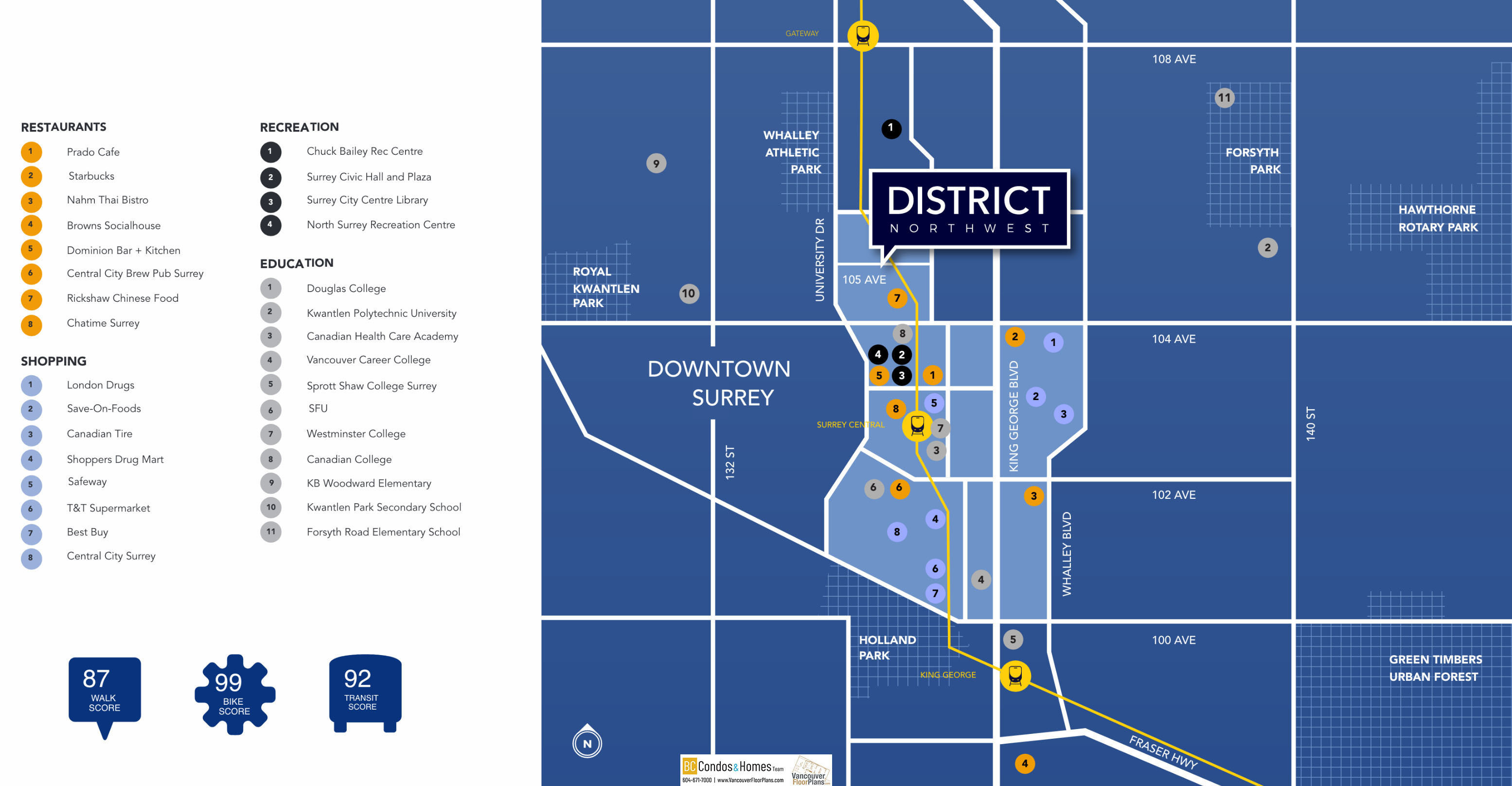 District Northwest location map 2
