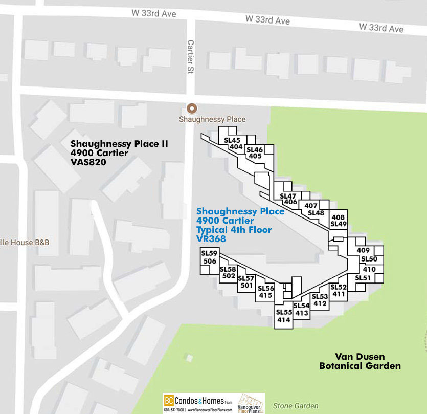 Shaughnessy Place I - Condos location map 4