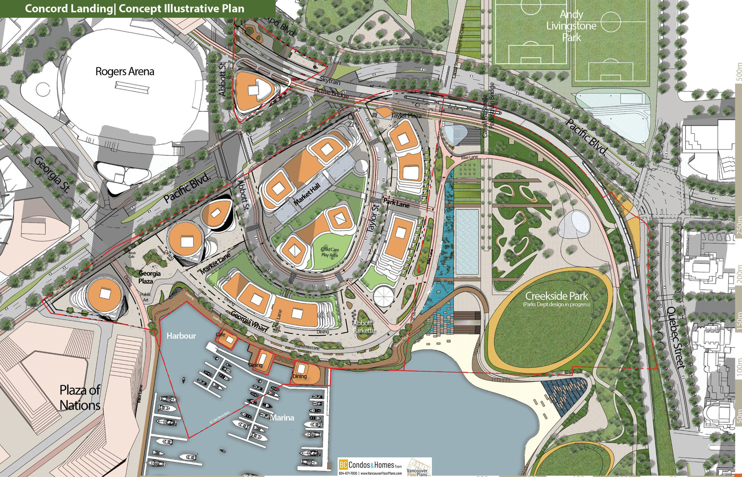 The Plaza of Nations location map 2