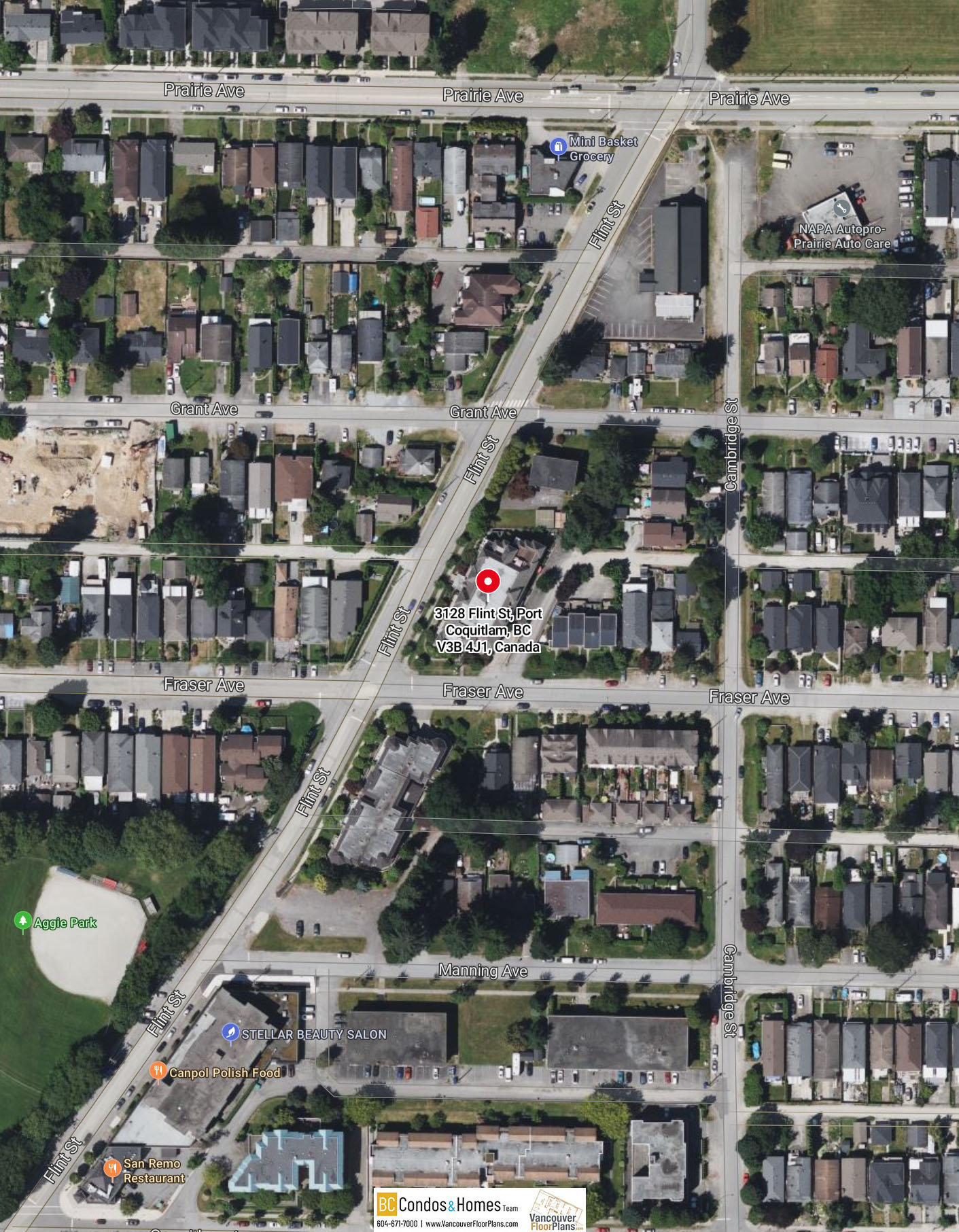 Fraser Court Terrace location map 2