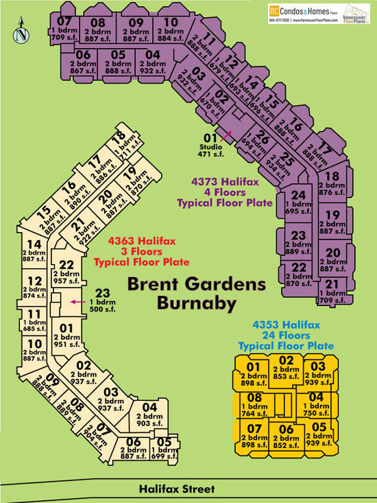 Brent Gardens location map 3