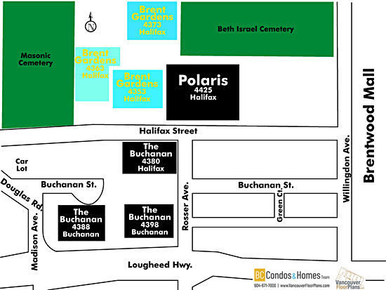 Brent Gardens location map 4