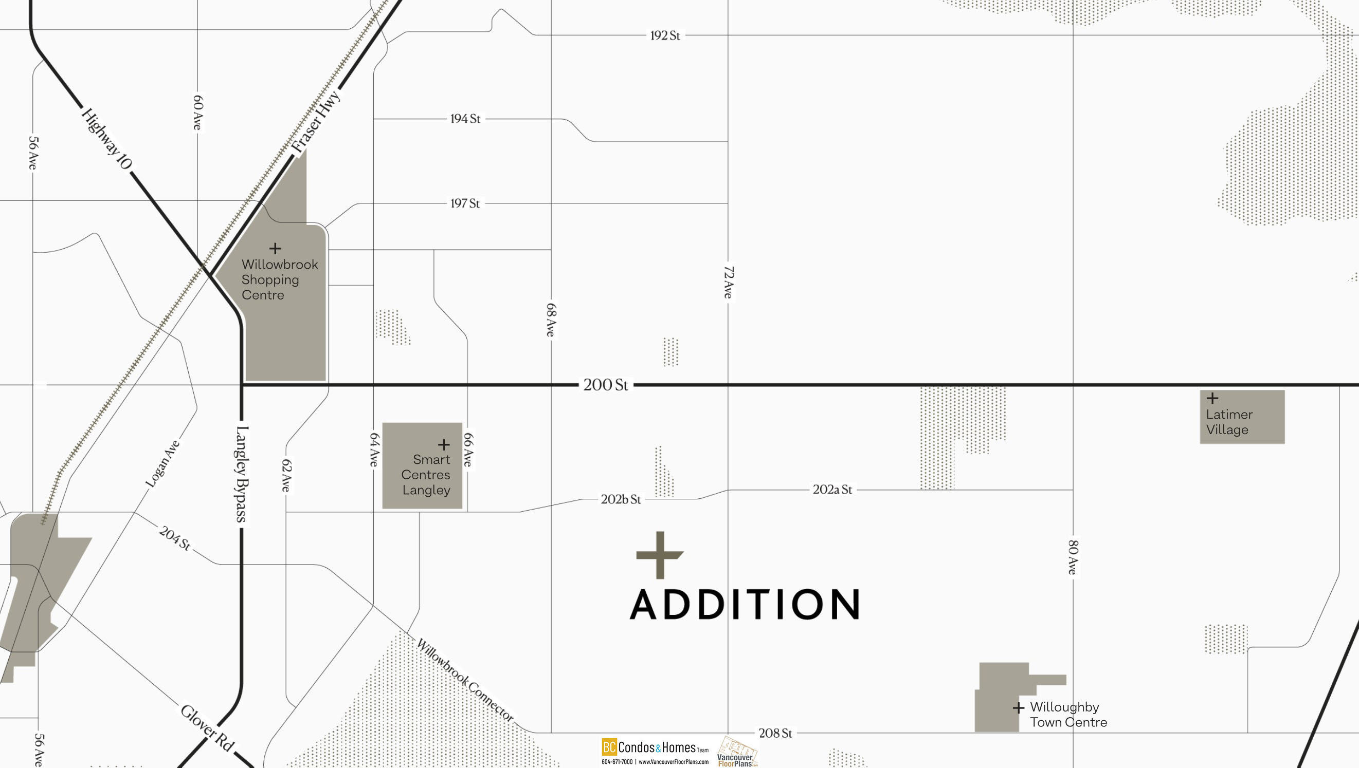 Addition by Redekop Ferrario Properties location map 1