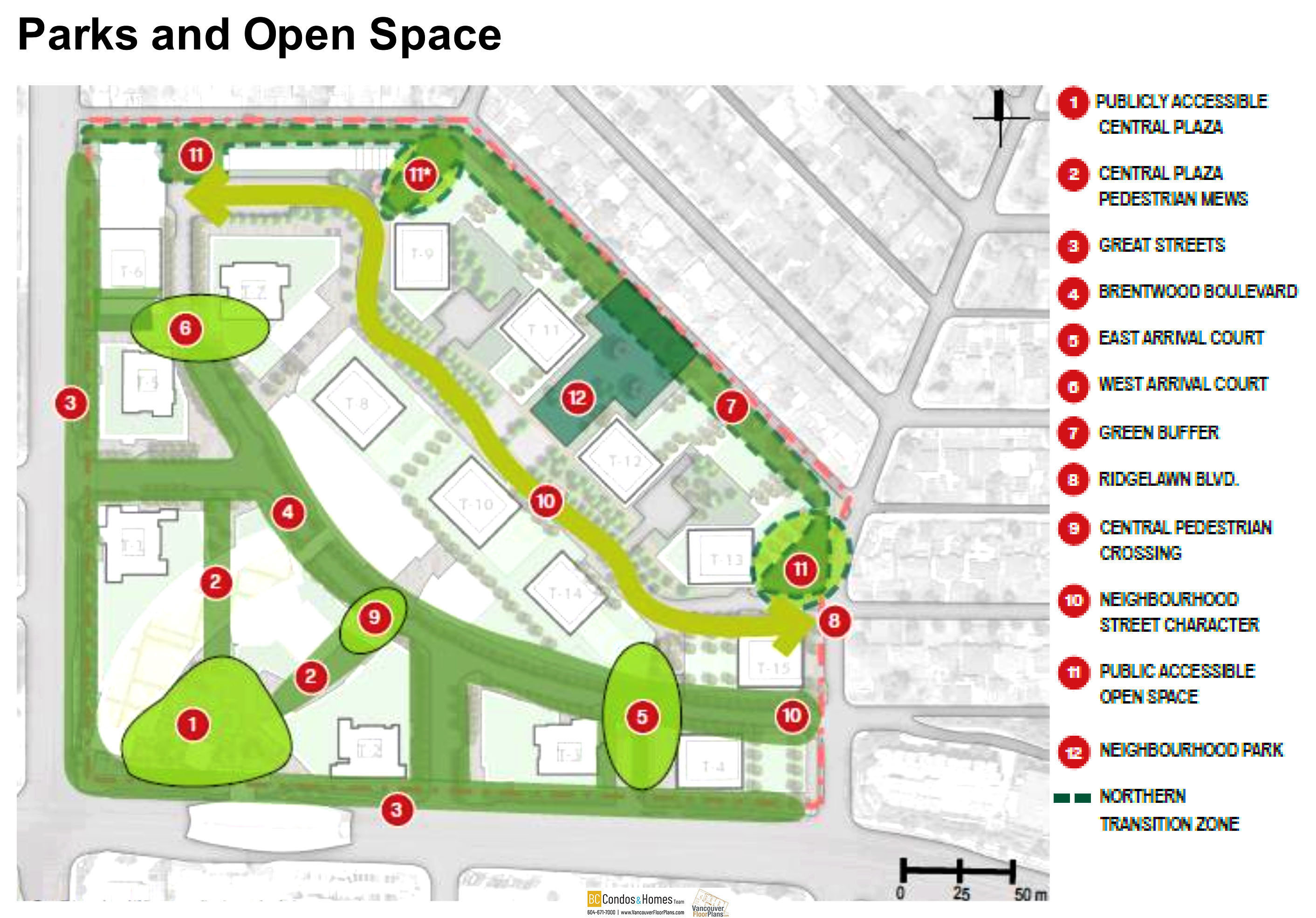 The Amazing Brentwood - Tower 1 location map 2