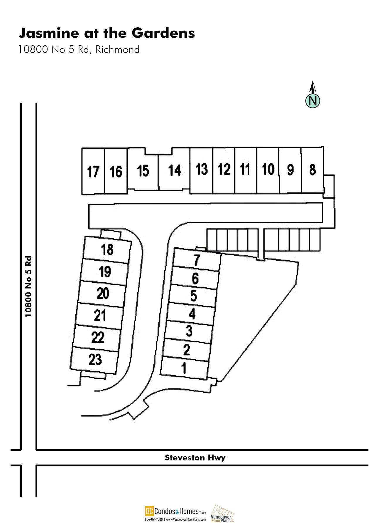 Jasmine at The Gardens location map 1