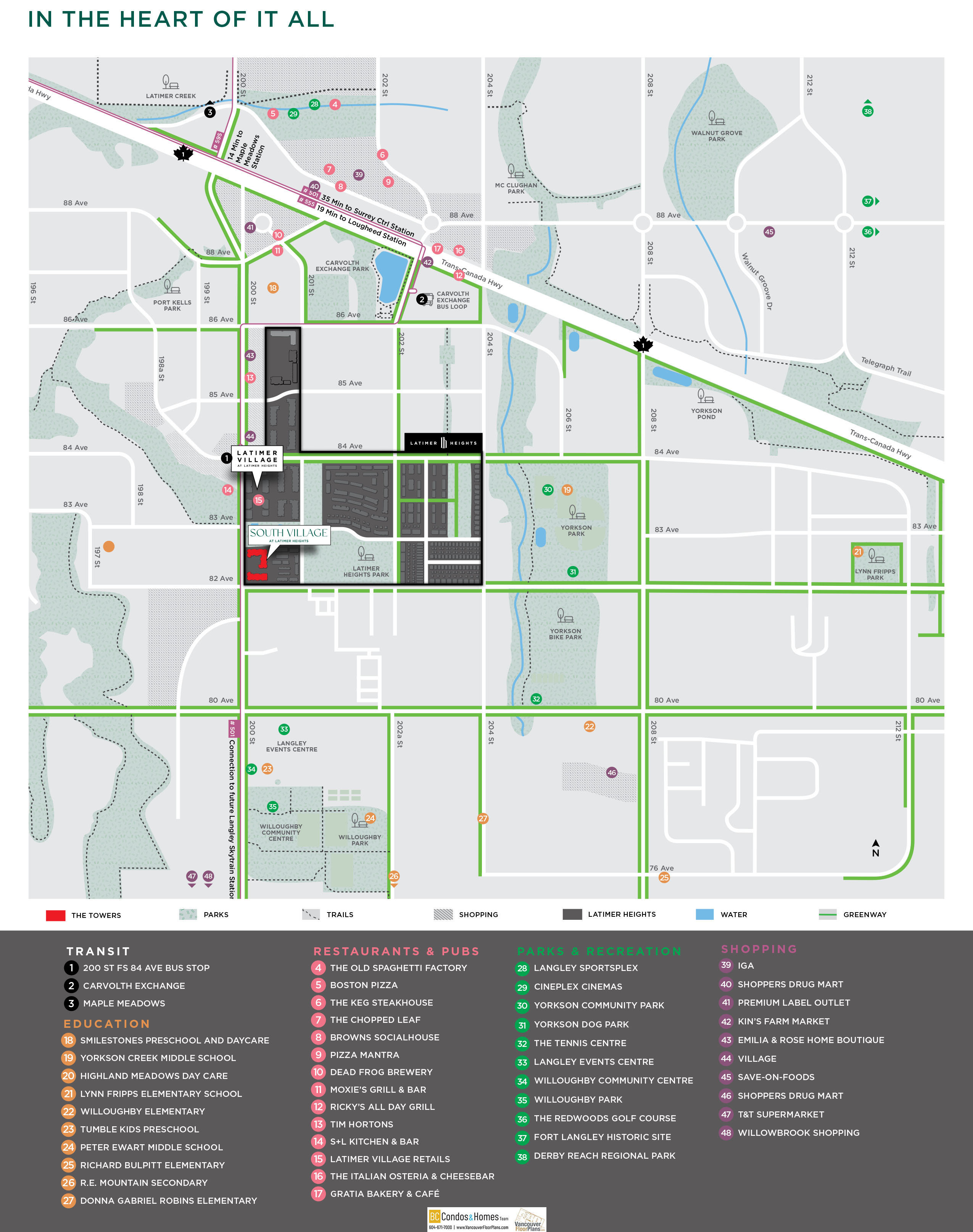Latimer Village location map 2