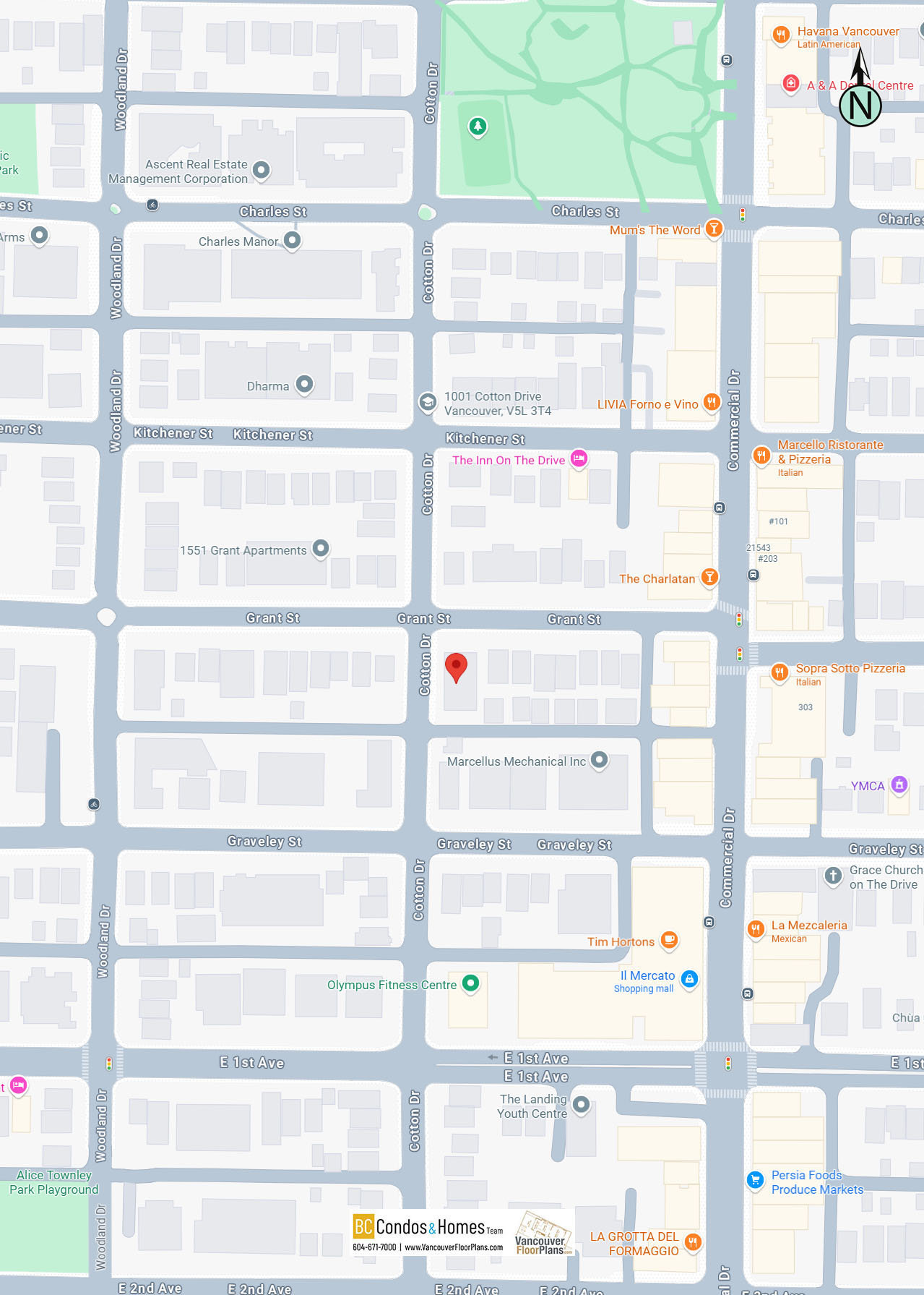 Grantview Place location map 2