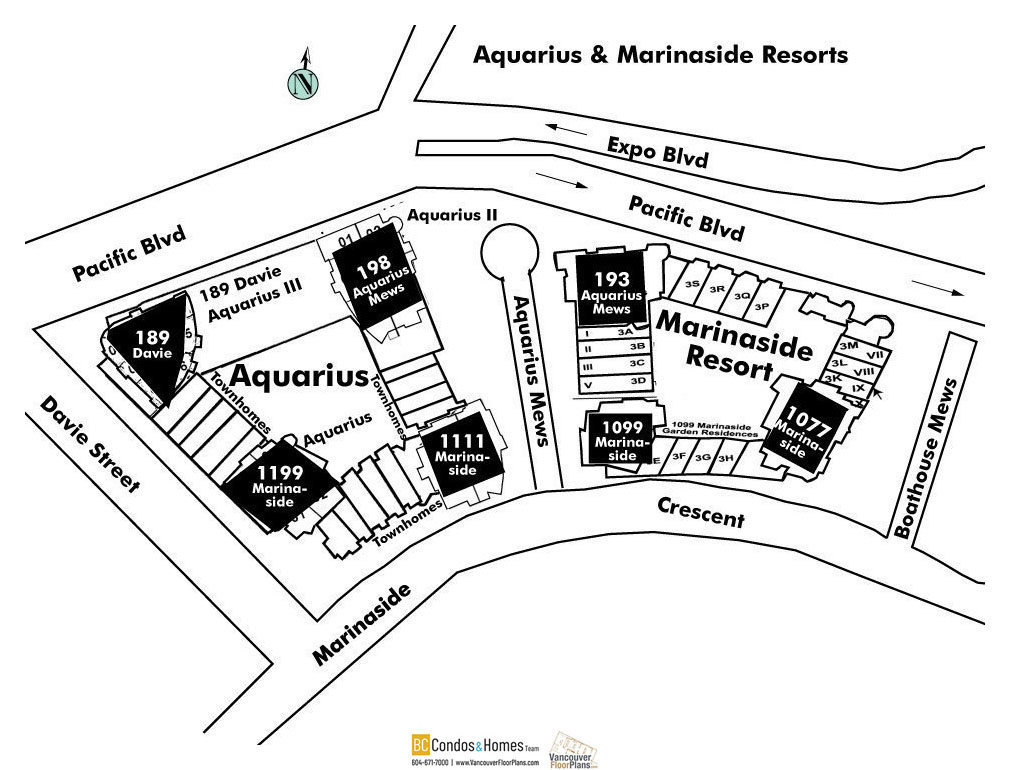 Marinaside Resort location map 3