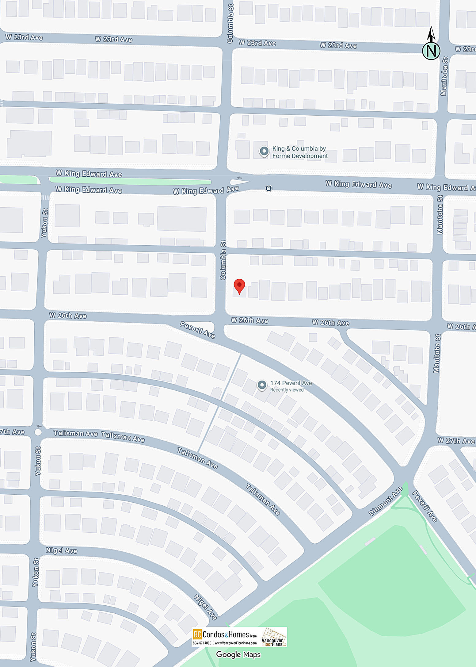 BEAU by Fastmark in Riley Park location map 4