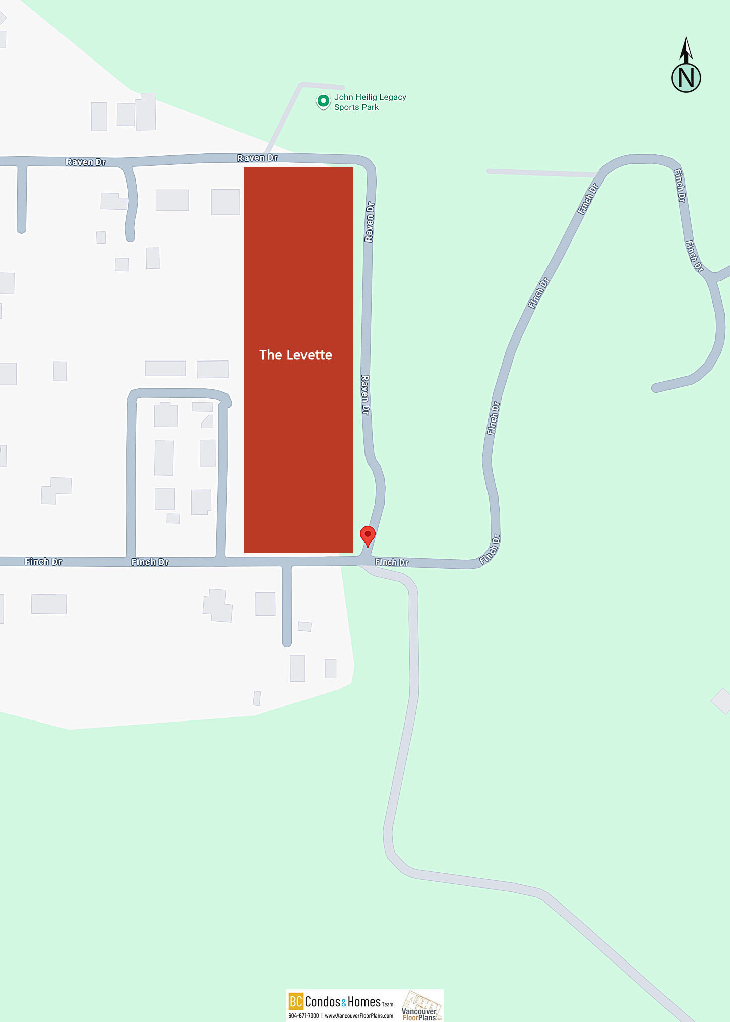 The Levette by Diamond Head Development location map 2