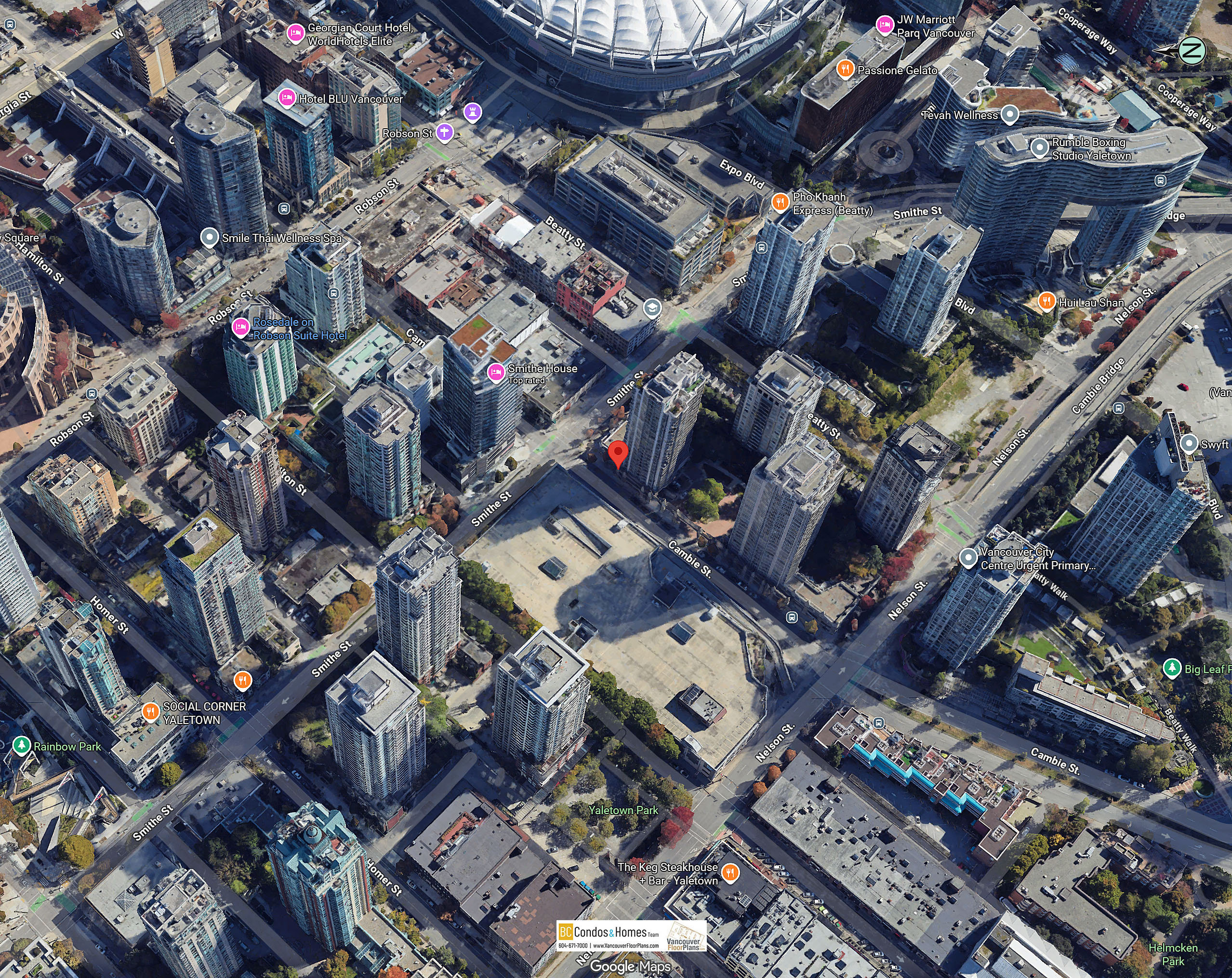 Pacific Landmark II location map 4