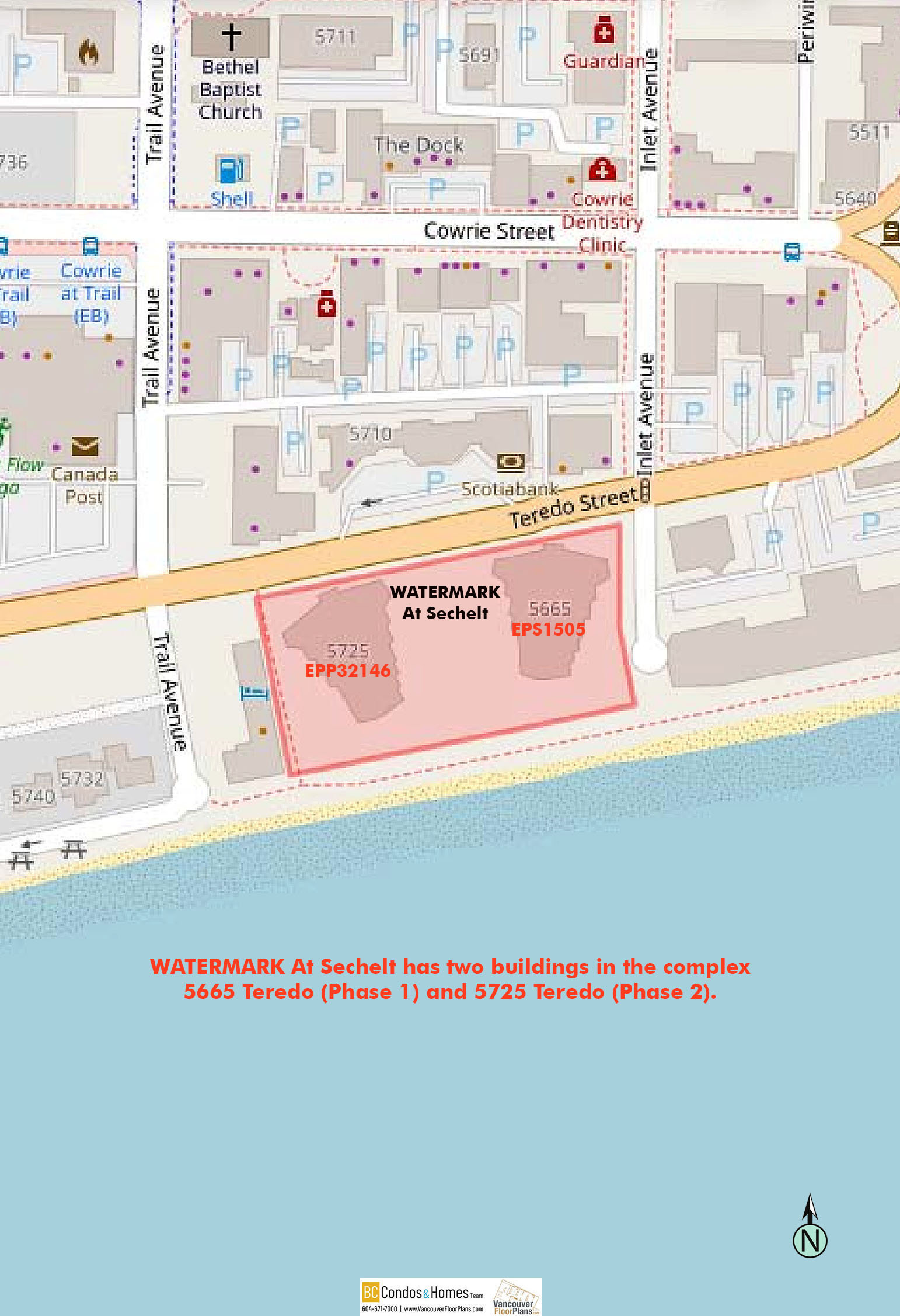 Watermark At Sechelt location map 4