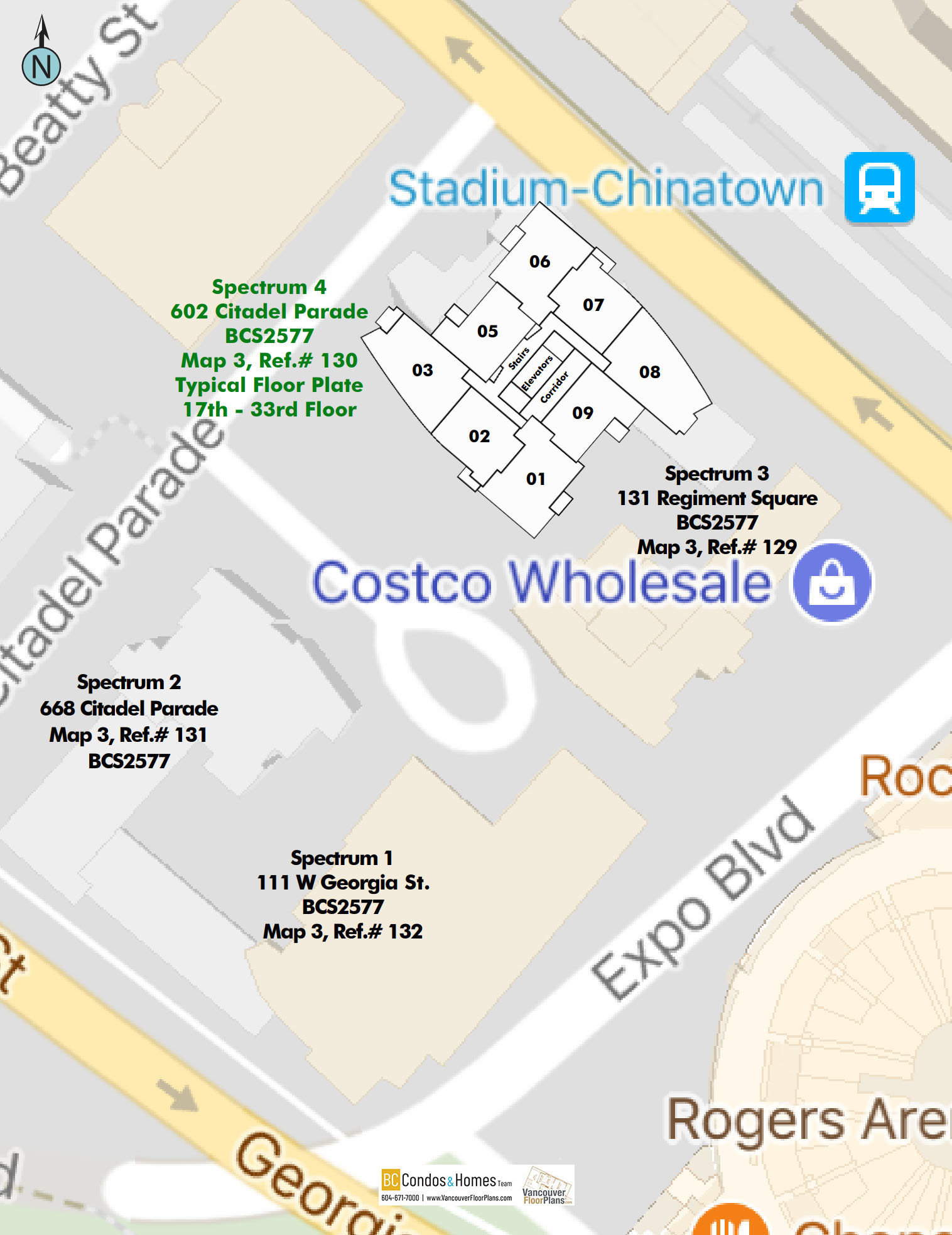 Spectrum 4 location map 4