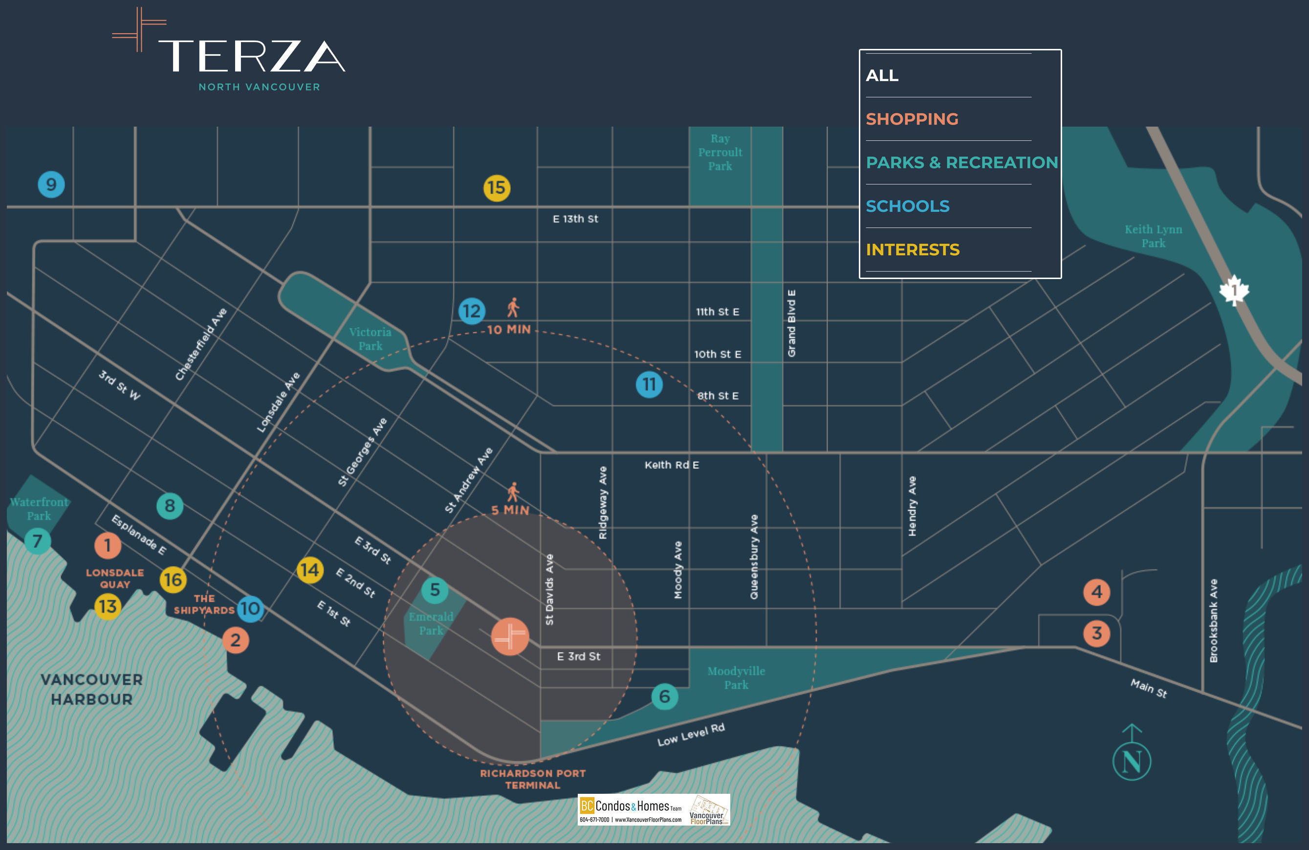 TERZA on 3rd location map 1