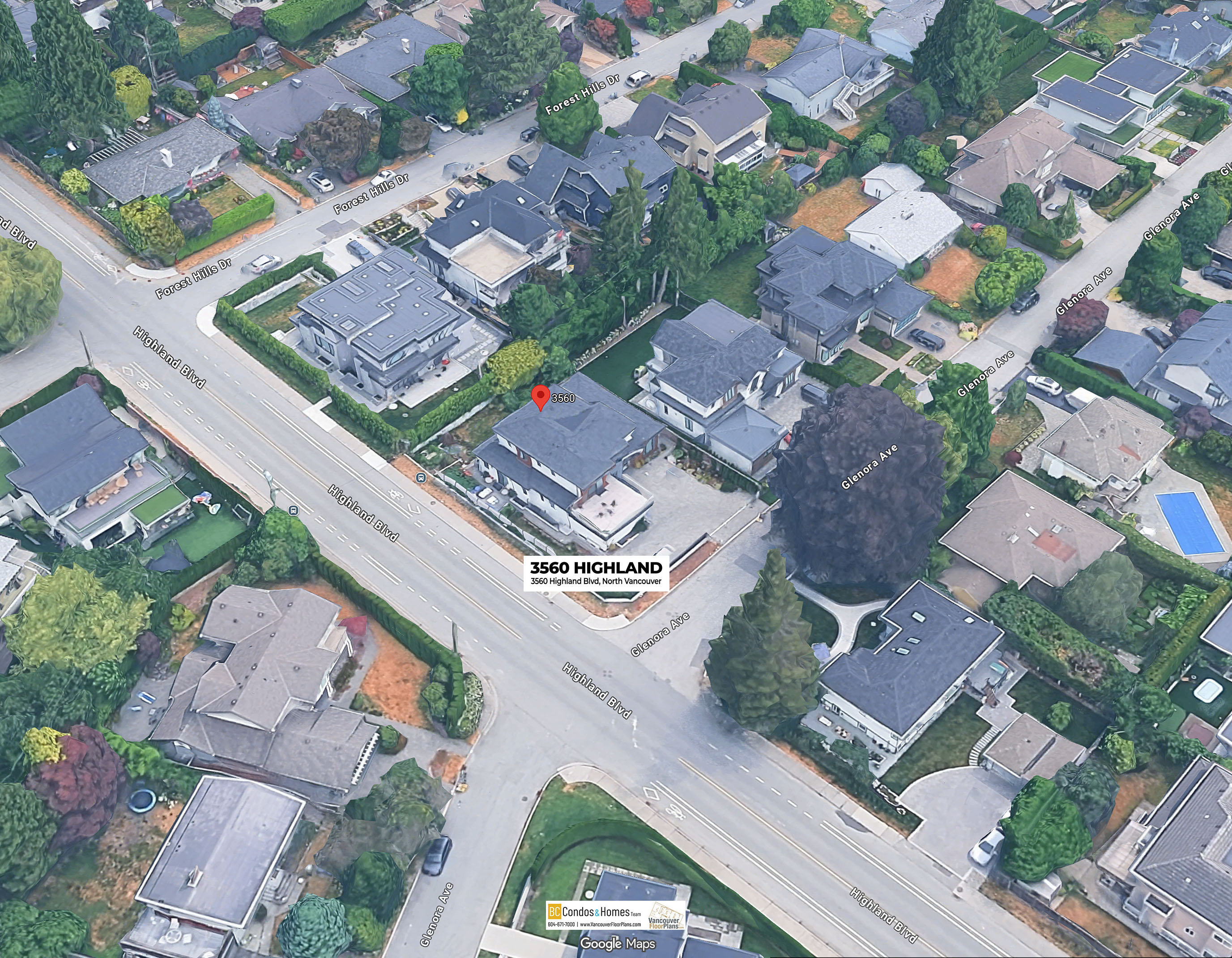 3560 Highland location map 3