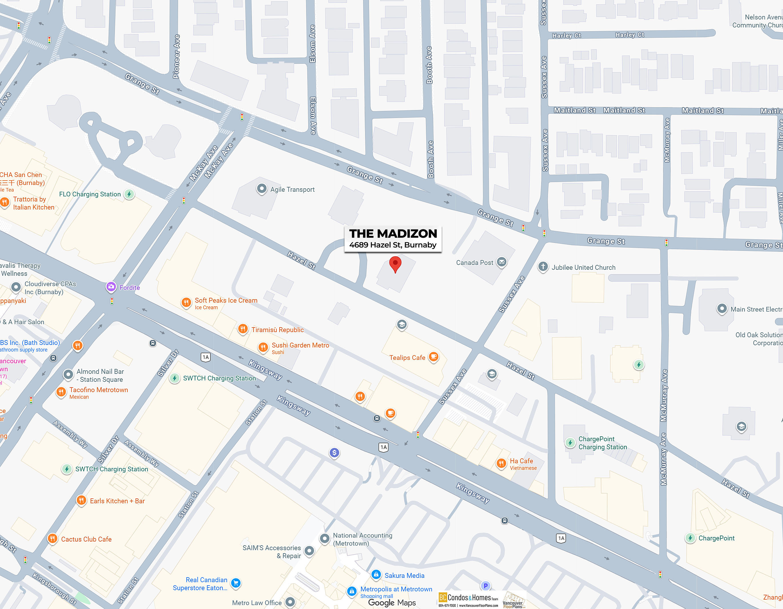 The Madison location map 3